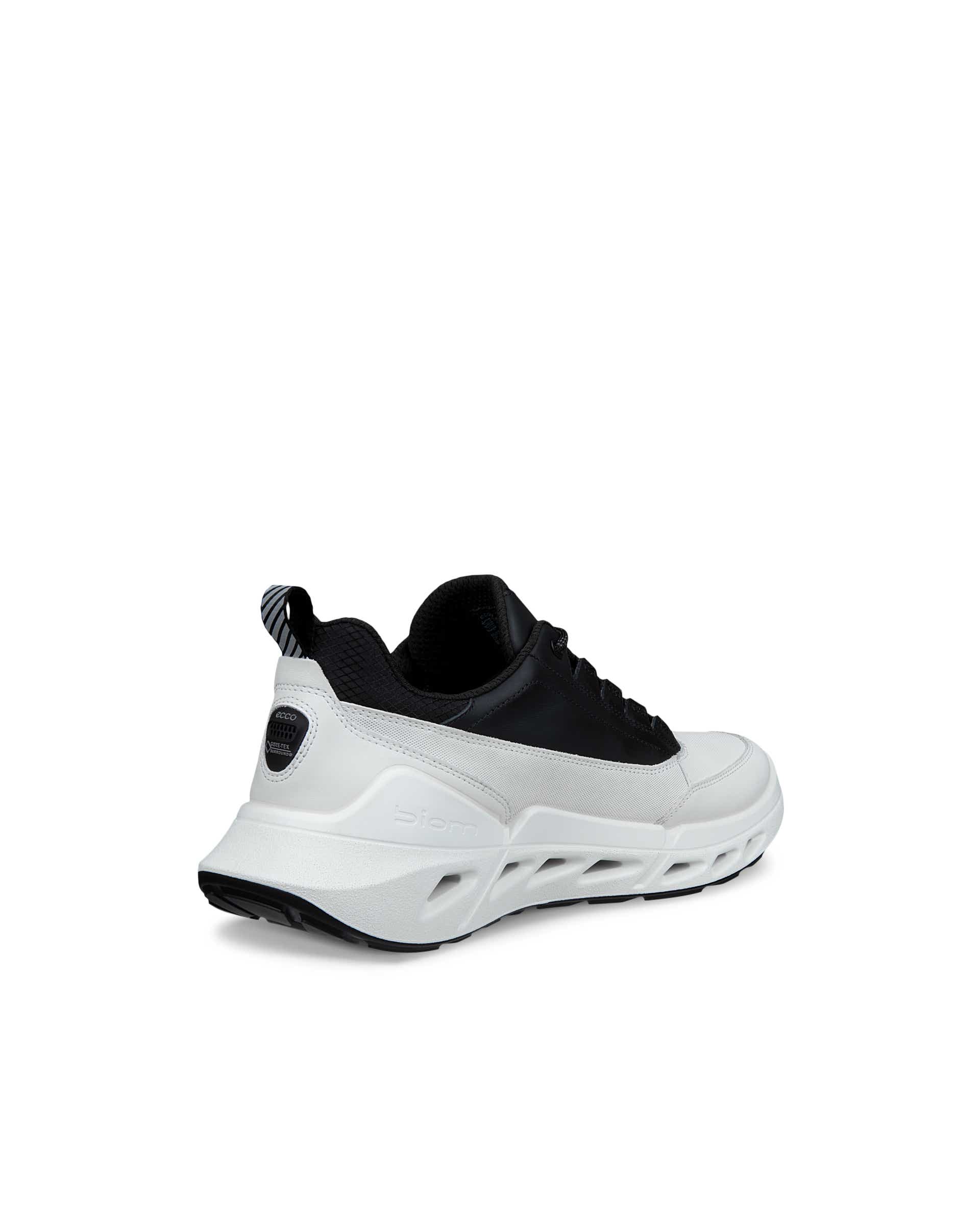 ECCO® BIOM 720 baskets de plein air en cuir Gore-Tex pour homme - Blanc - Back