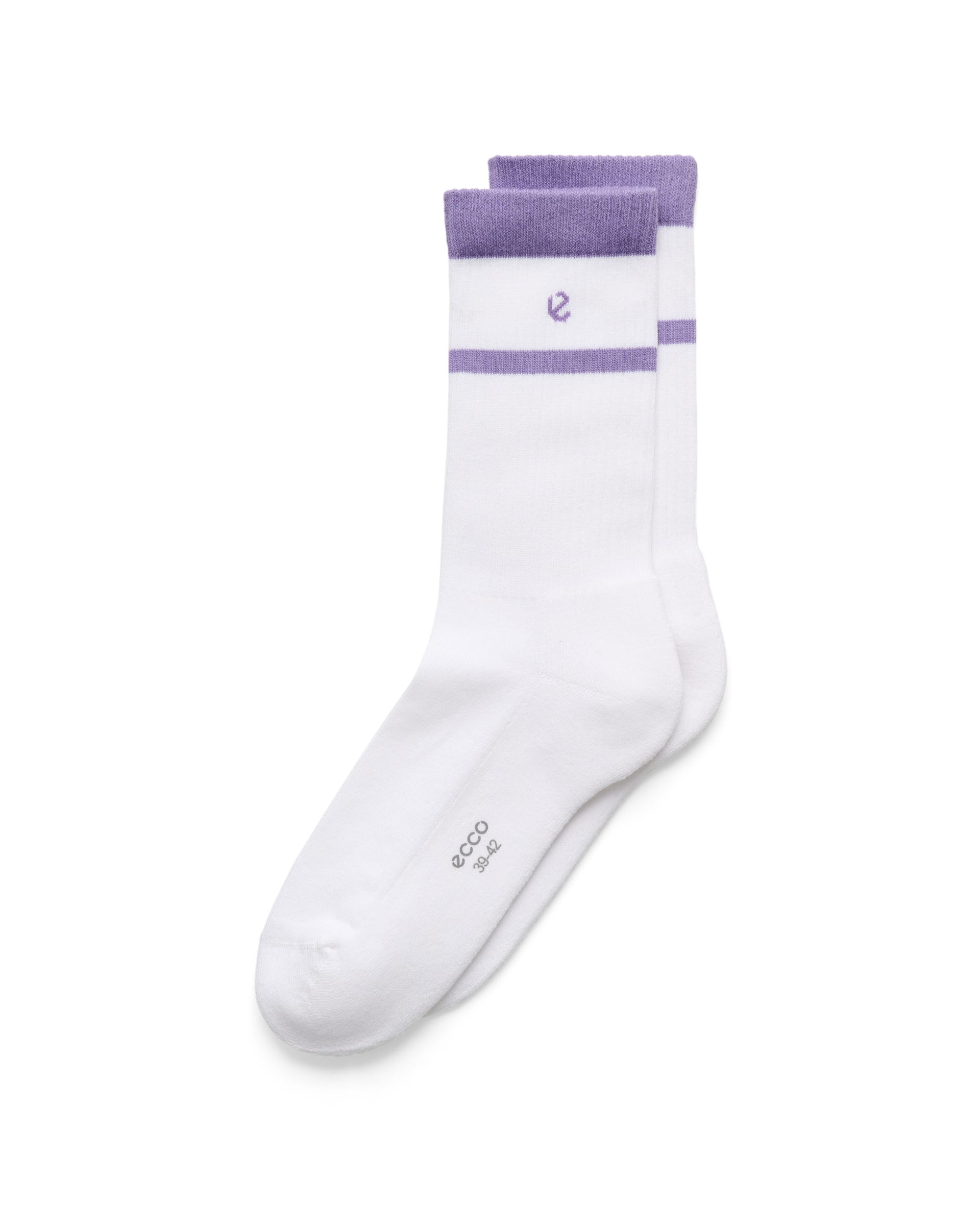 ECCO Retro Mid-Cut ユニセックス ソックス - ホワイト - Main