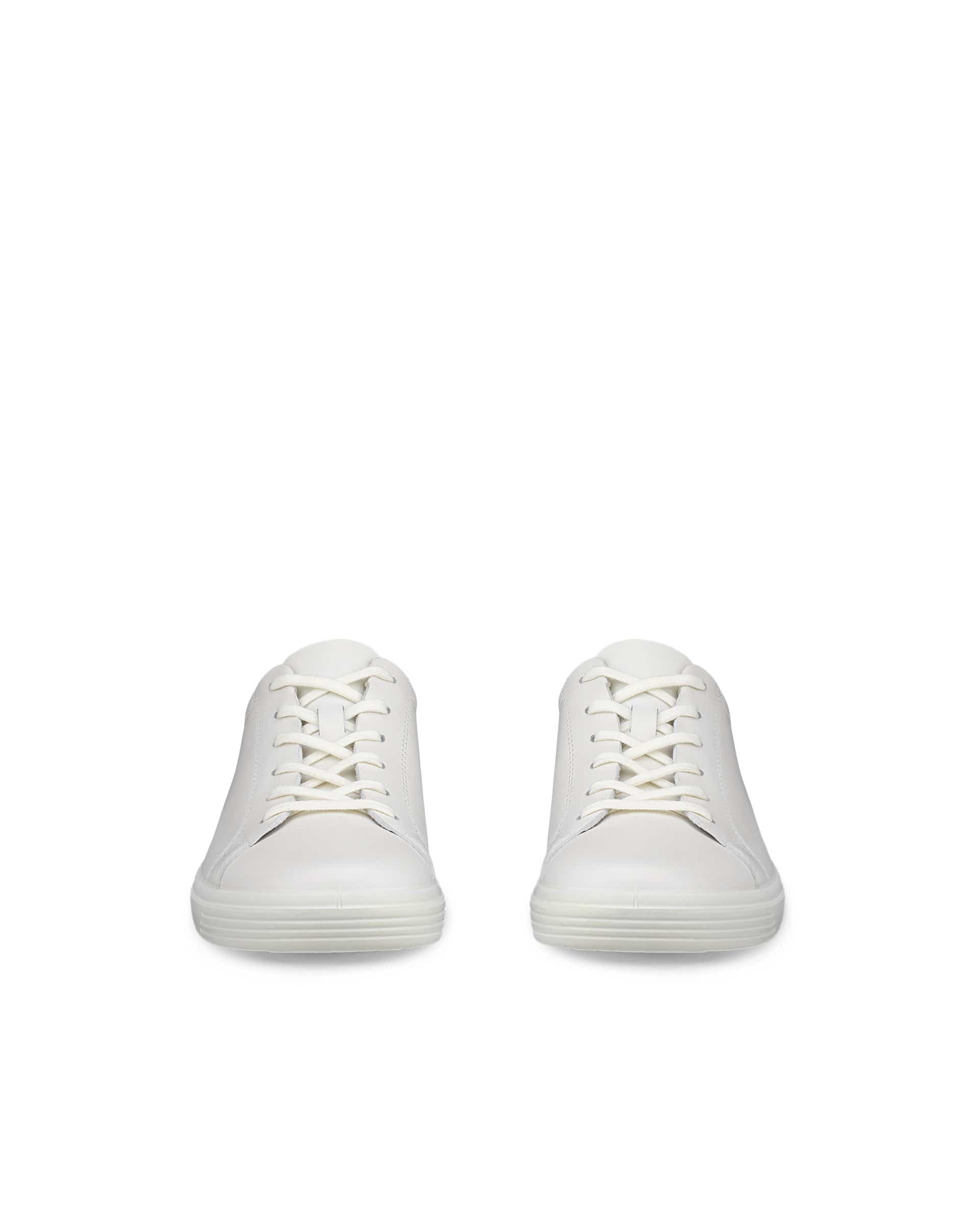 Zapatillas de piel ECCO® CLASSIC SNEAKER para mujer - Blanco - Front pair