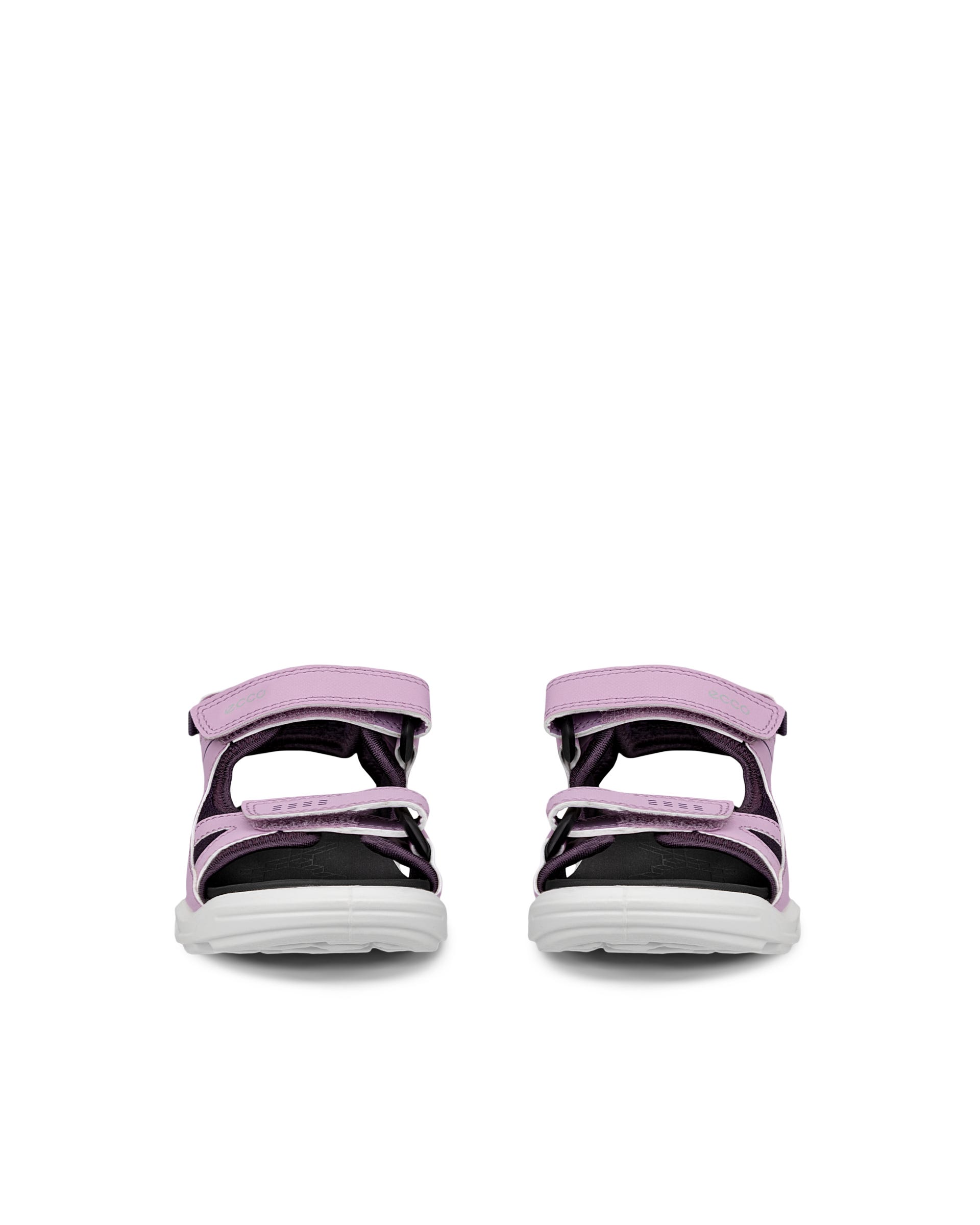 Dziecięce klapki ECCO® BIOM Raft - Fioletowy - Front pair