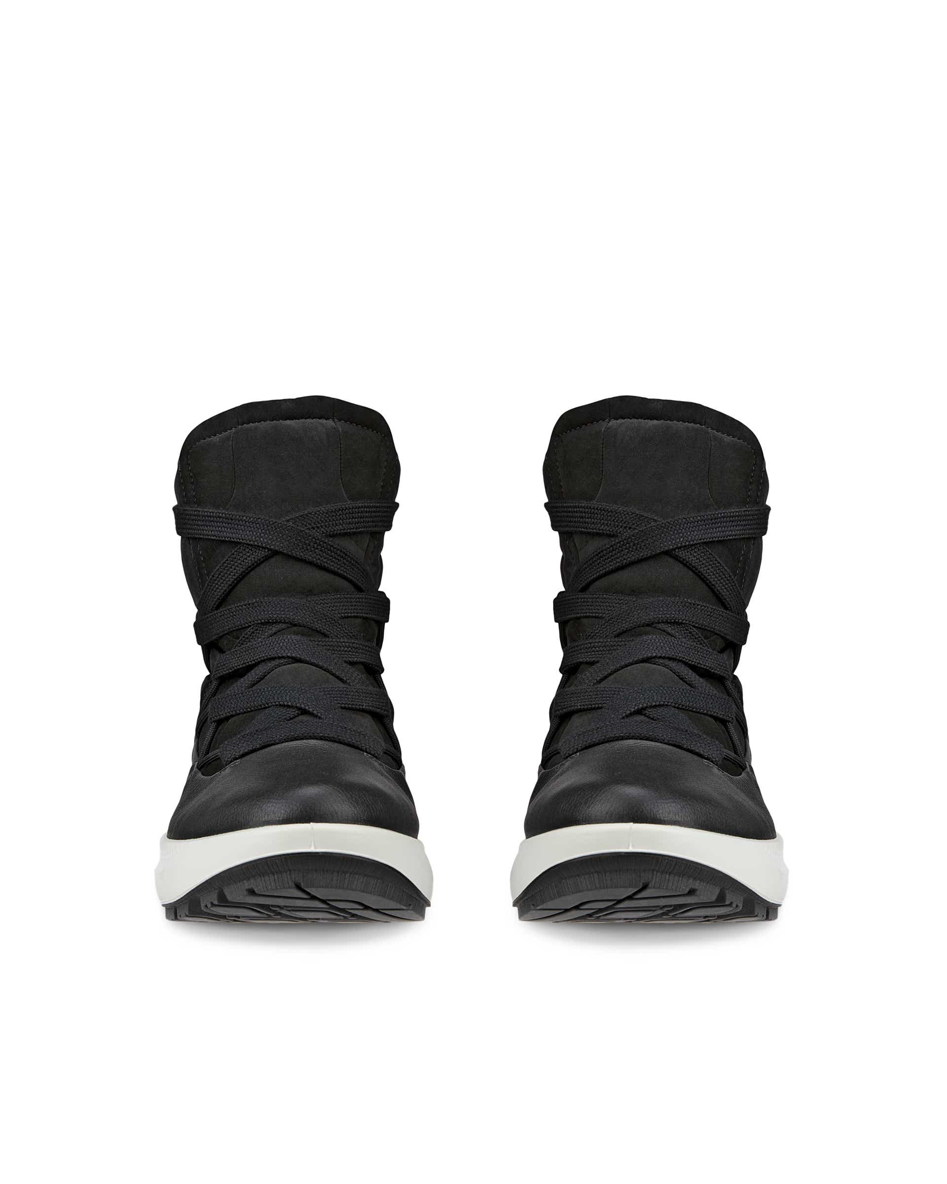 Botas de invierno de piel con Gore-Tex ECCO® Solice para mujer - Negro - Front pair