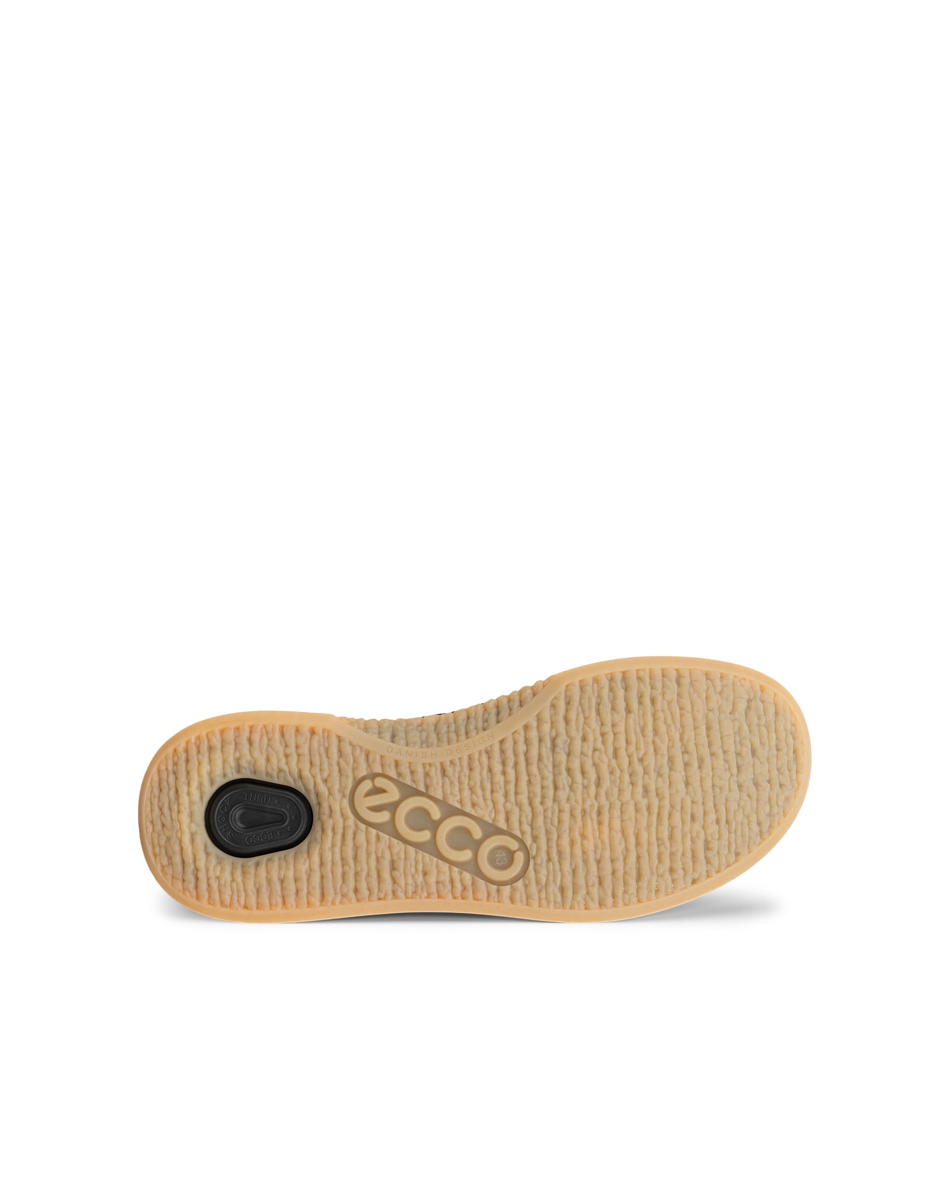 Męskie skórzane buty z ozdobnym szwem ECCO® WALKER 3.0 - Brązowy - Outside