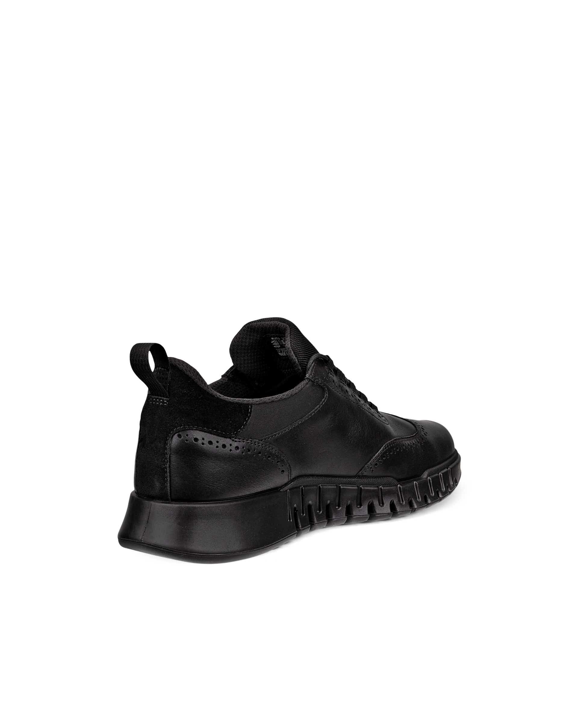 ECCO® GRUUV STUDIO muške kožne cipele Gore-Tex bez vezica - Crna - Back