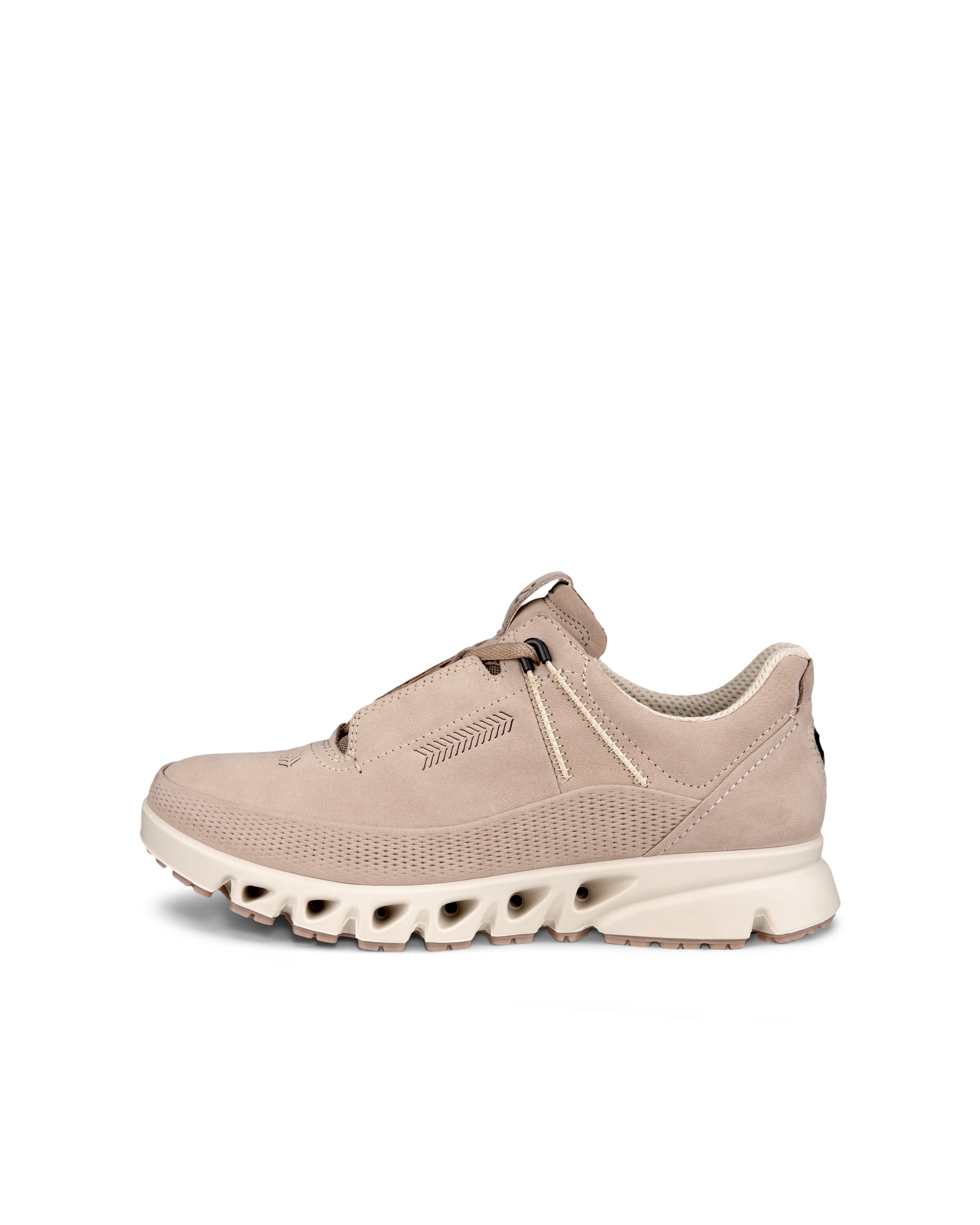 B0669S 未使用品 ECCO GRAINER W：37 サンドベージュ ECCO Soft 60 ウィメンズ レザースニーカー | ベージュ