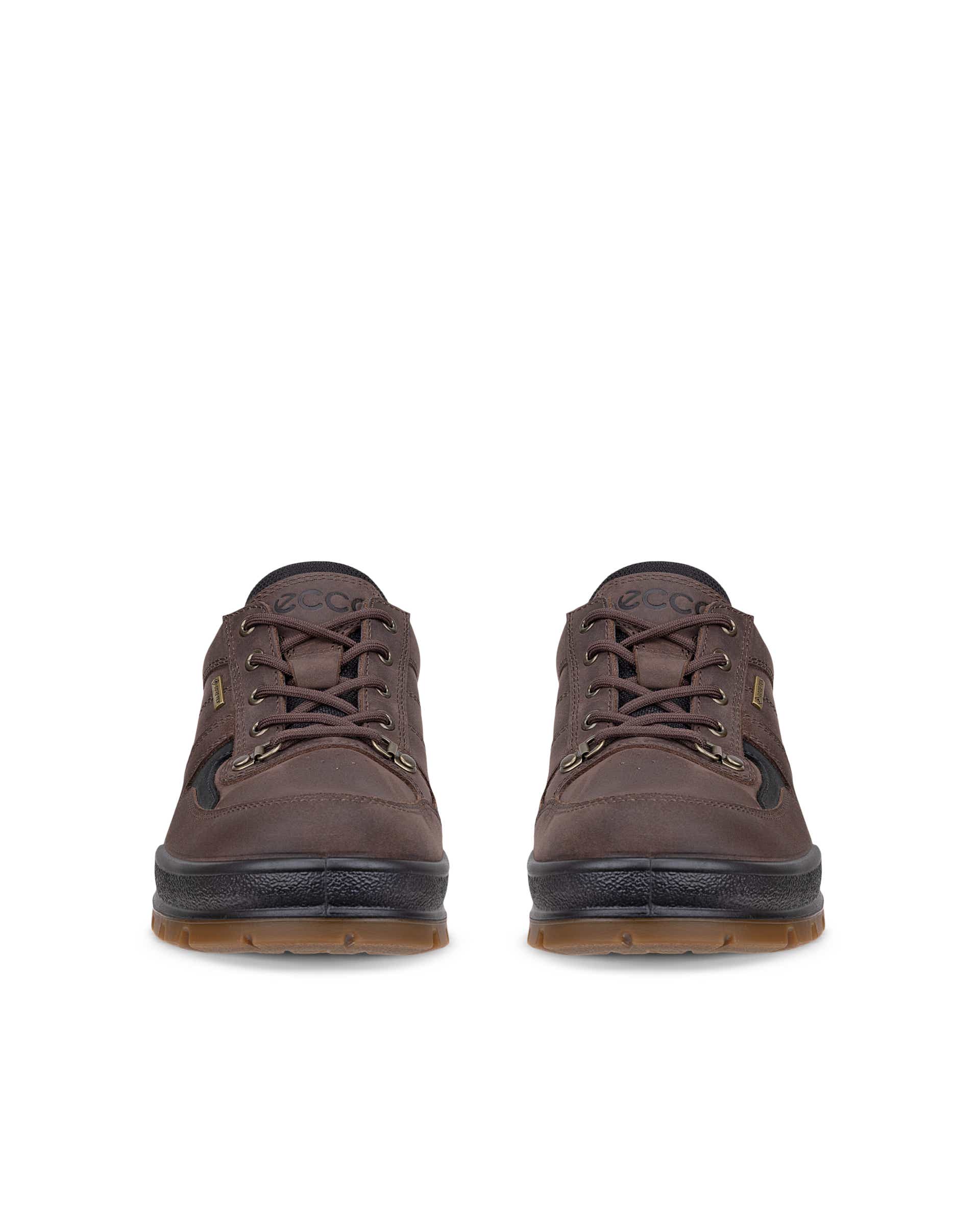 ECCO® TRACK 25 chaussures de plein air en nubuck Gore-Tex pour homme - Brun - Front pair