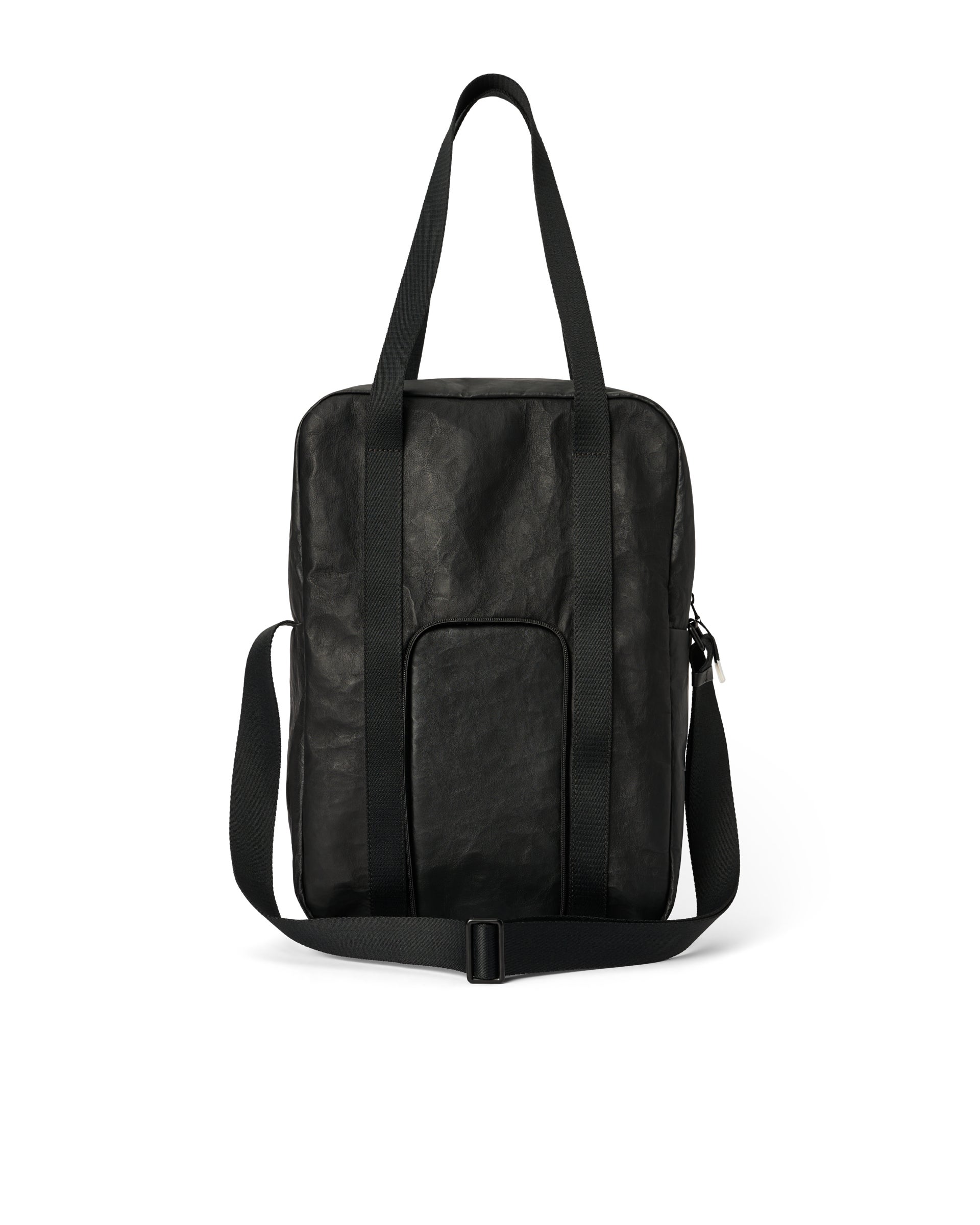 Kožená taška tote ECCO® - Čierna - Back