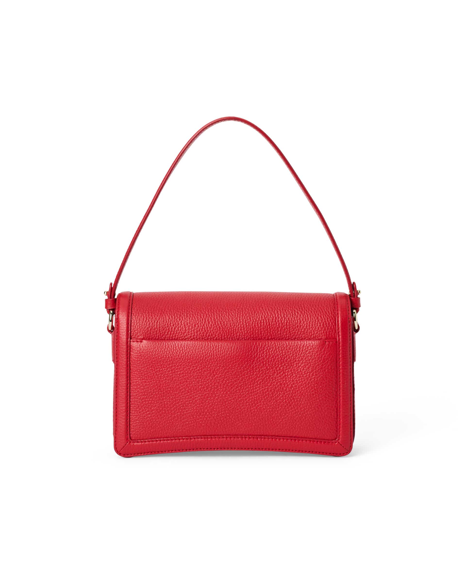Ženski usnjena torba za čez telo Pinch ECCO® PINCH BAG - Rdeča - Back