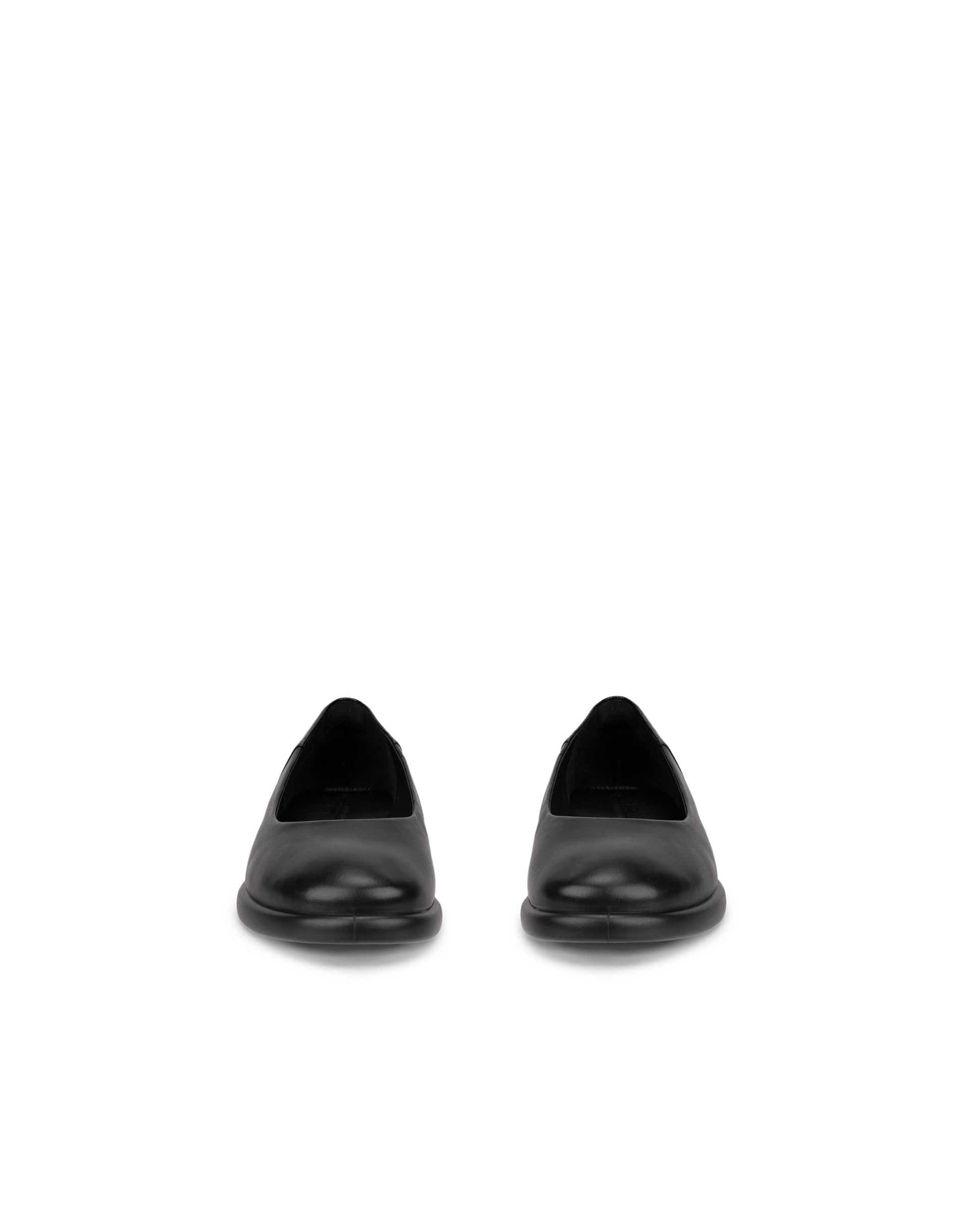 Dámské kožené baleríny ECCO® Sculpted LX - Černá - Front pair