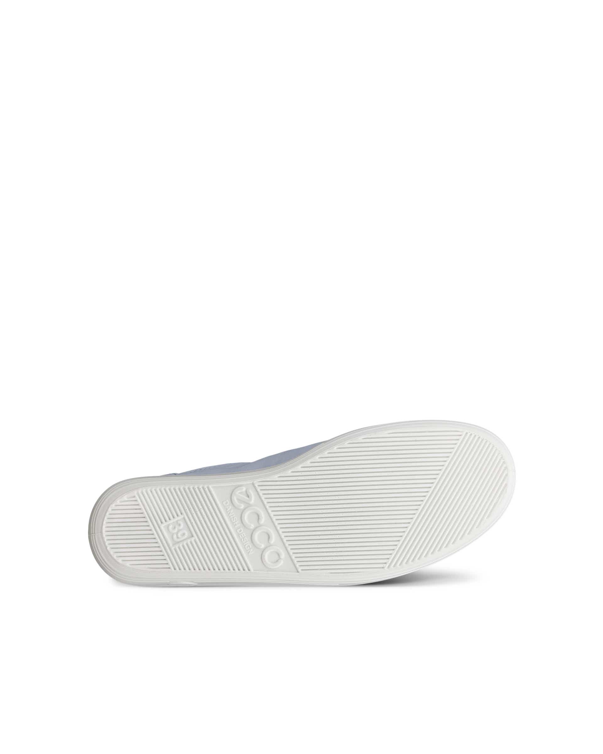 Women's ECCO® Soft 2.0 Nubuck Walking Shoe - Blue - Sole