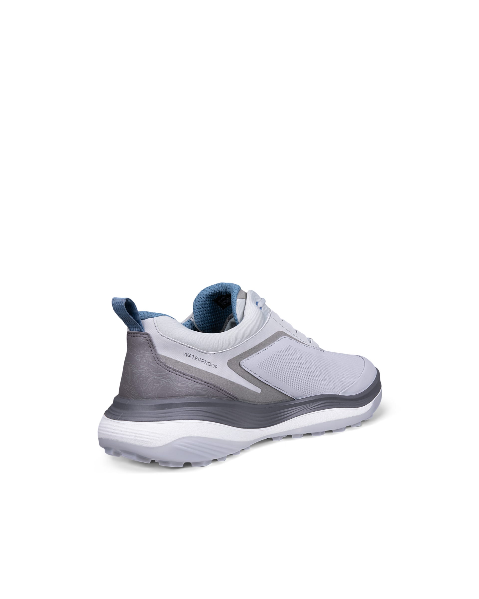 Men's ECCO® Golf LT1 Leather Waterproof Golf Shoe - Gray - Outside