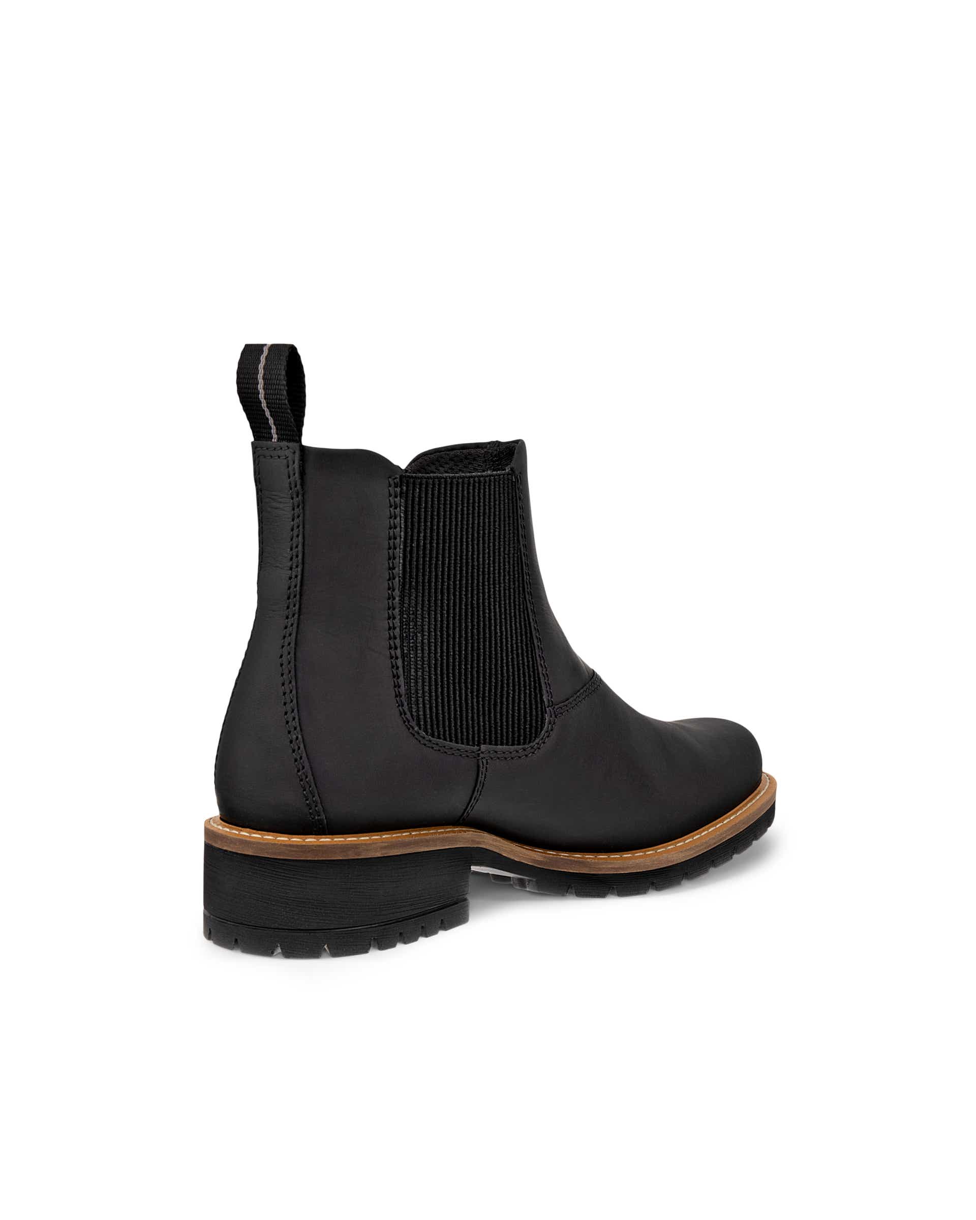 ECCO® ELAINA Damen Chelsea Boot aus Nubukleder - Schwarz - Back