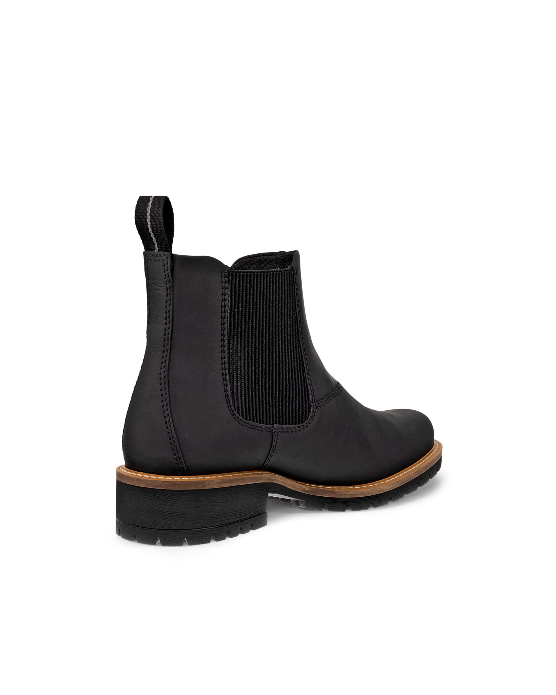 ECCO® ELAINA Damen Chelsea Boot aus Nubukleder - Schwarz - Outside
