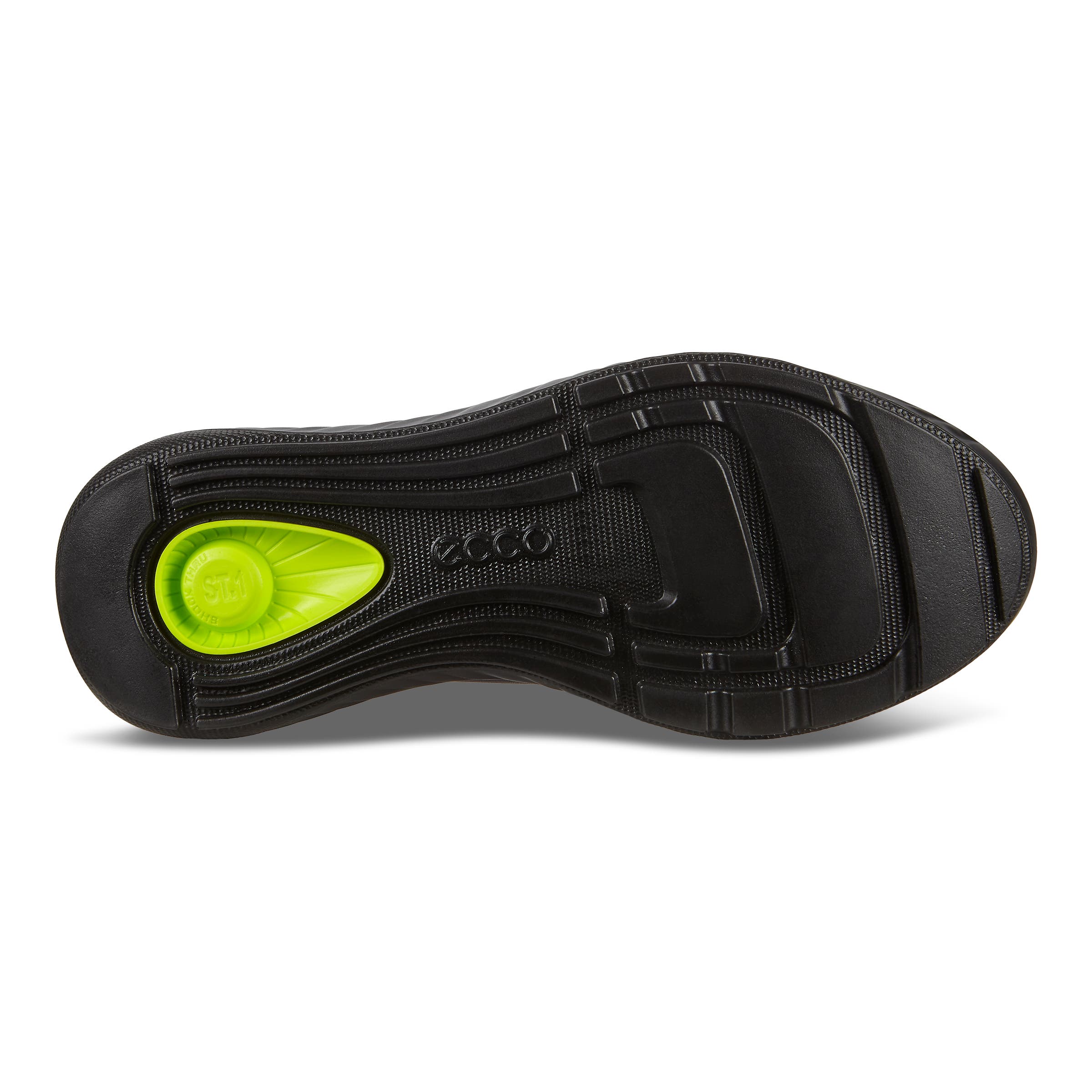 ECCO ST.1 Lite メンズ レザースニーカー - グレー - Sole