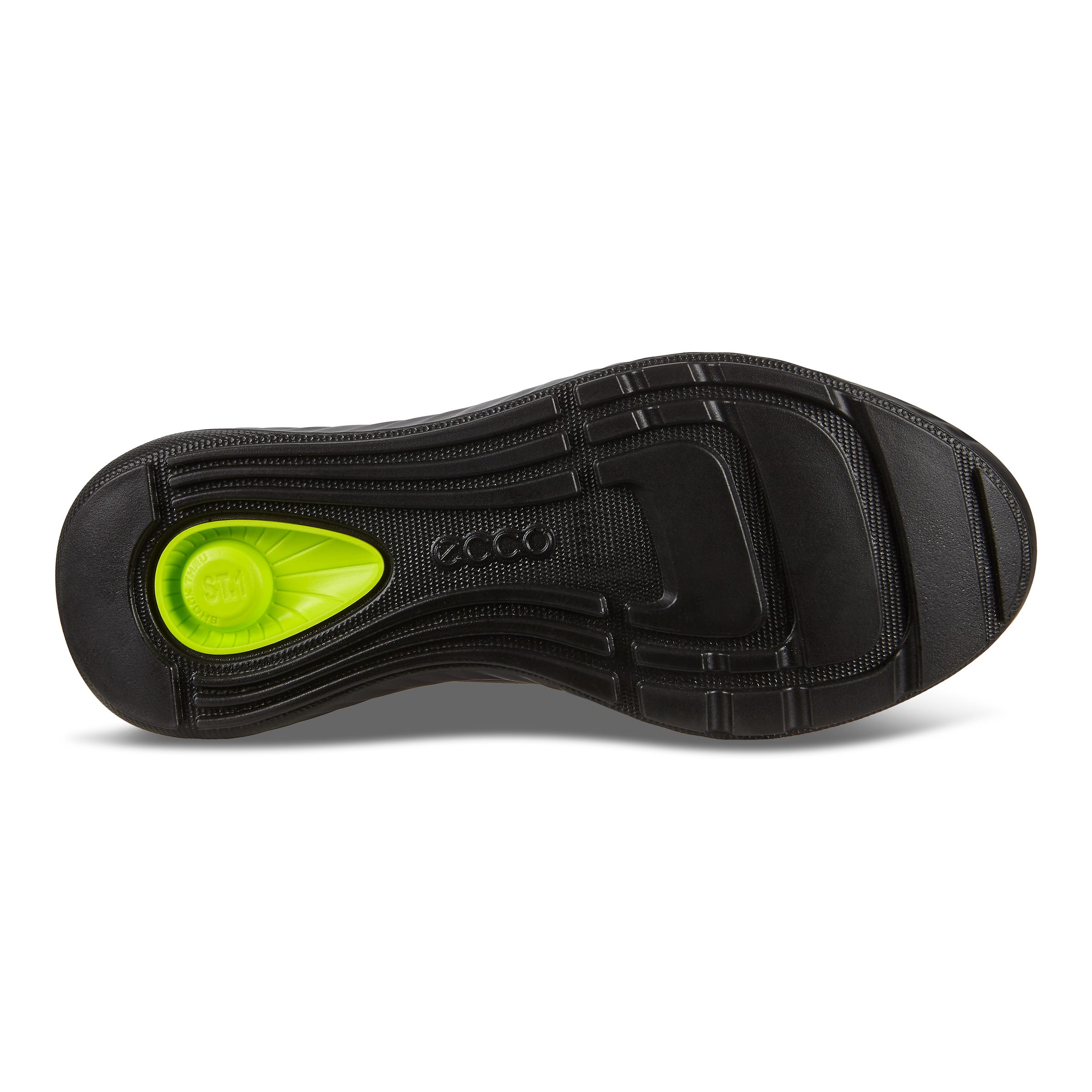 ECCO ST.1 Lite メンズ レザースニーカー - グレー - Sole