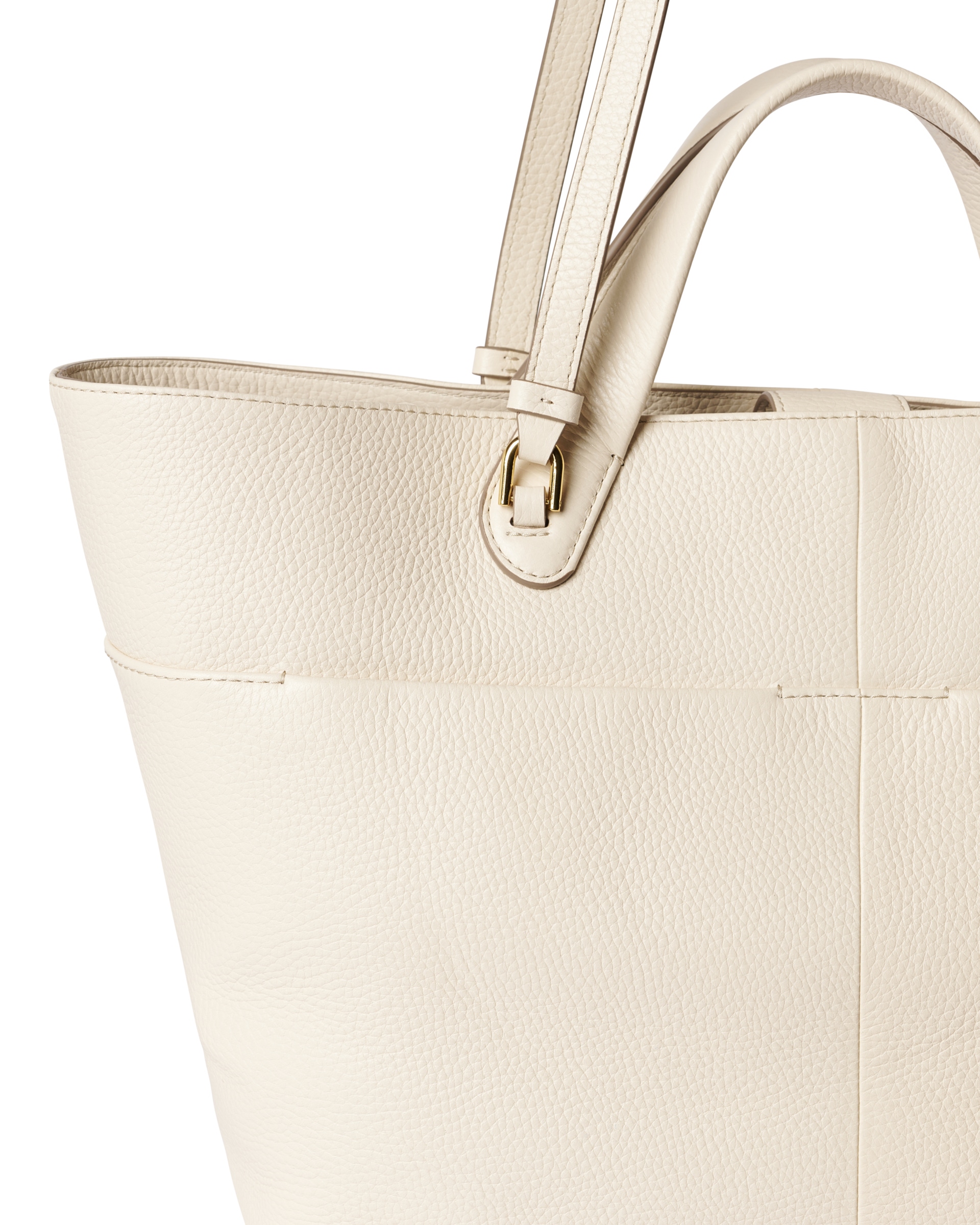 ECCO® Tote sac cabas cuir - Beige - Detail-1