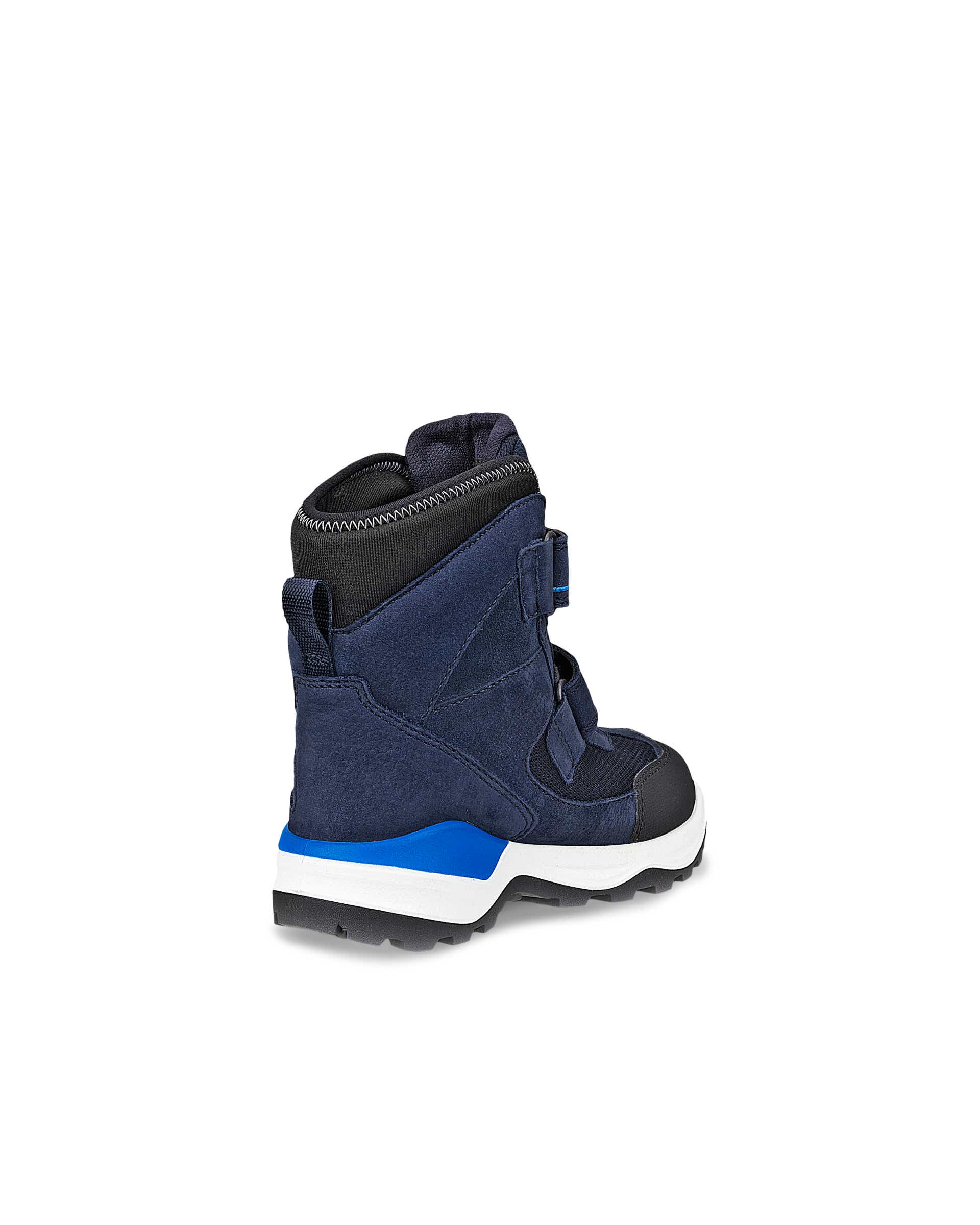 ECCO® Snow Mountain dječje zimske čizme od nubuka Gore-Tex - Plava - Back