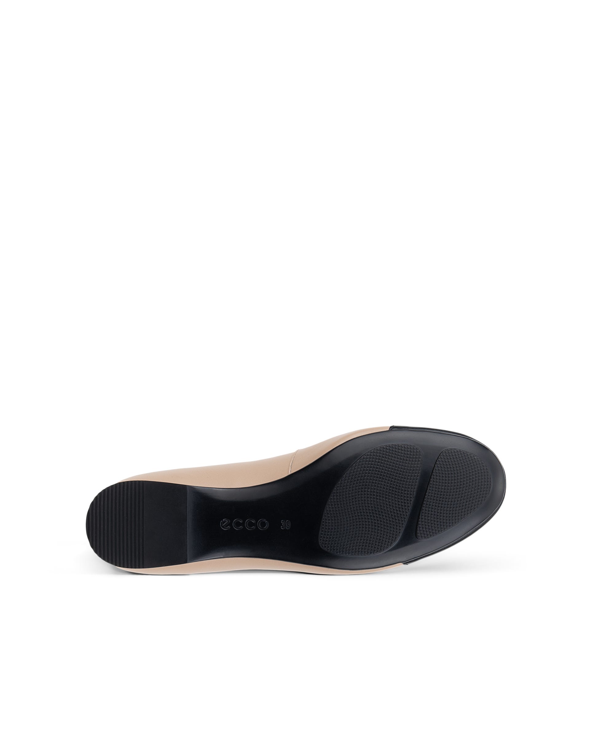ECCO® ELEVATE 15 ballerines en cuir pour femme - Beige - Outside