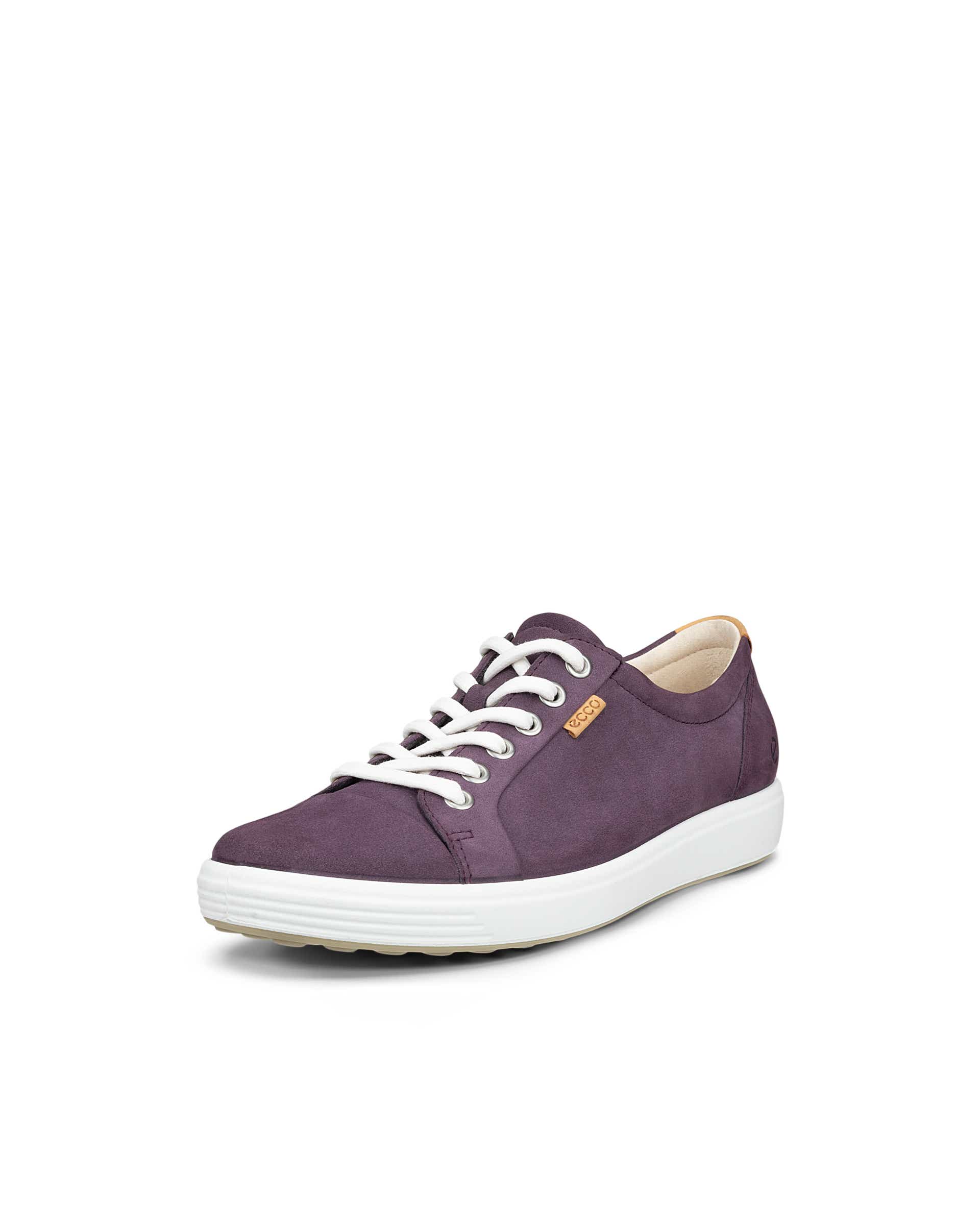 ECCO® SOFT 7 Damen Sneaker aus Nubukleder - Lila - Main
