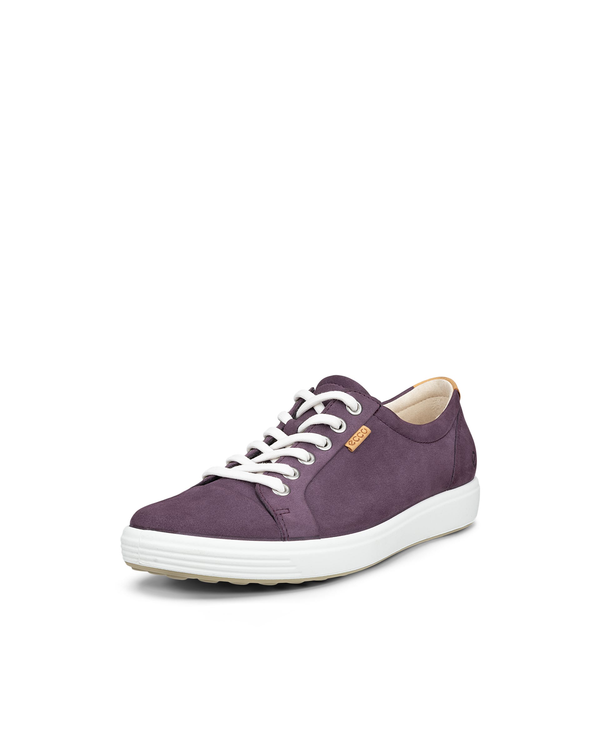 ECCO® SOFT 7 Damen Sneaker aus Nubukleder - Lila - Main