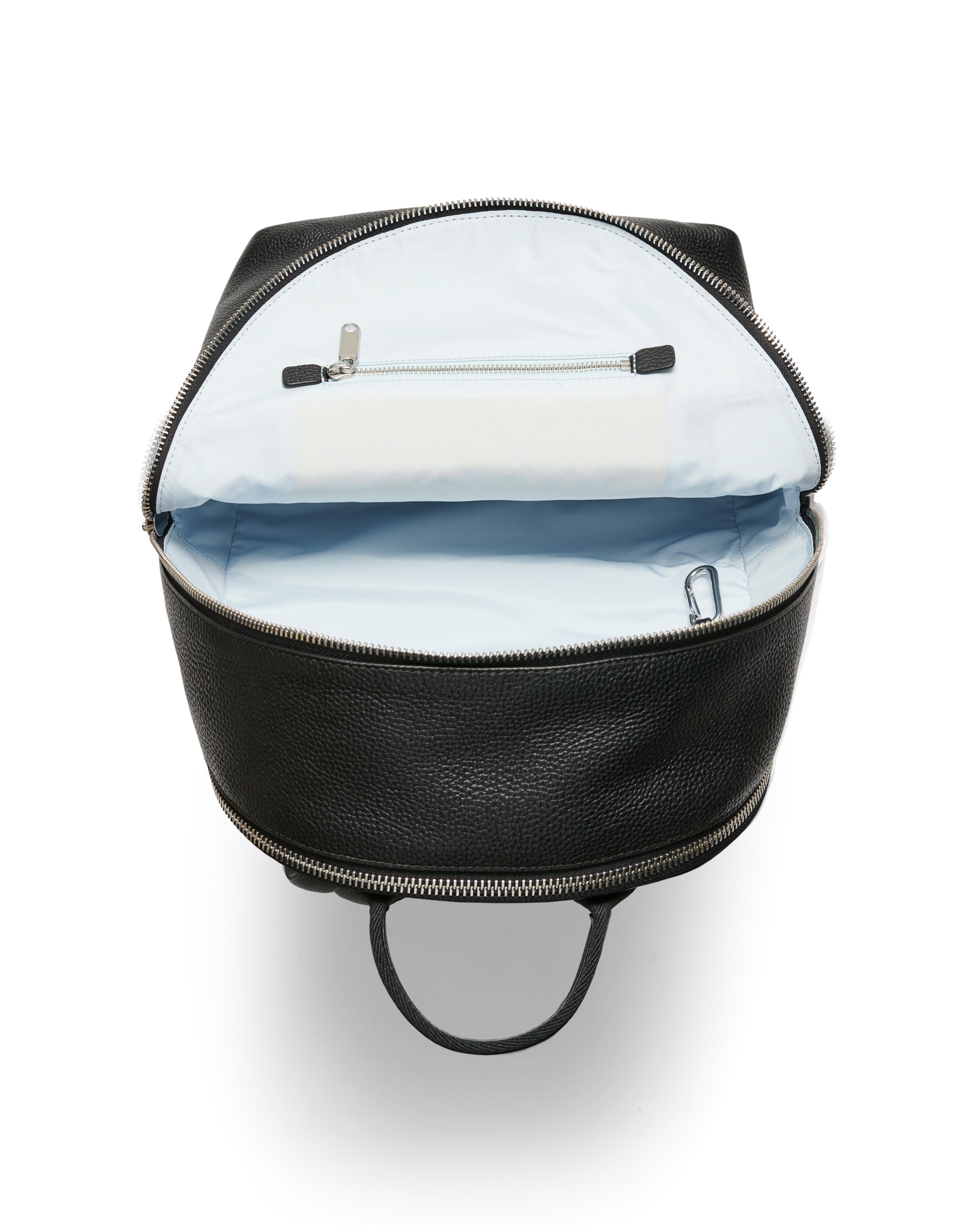 ECCOยฎ Round Pack Leather Backpack - Black - Birdeye