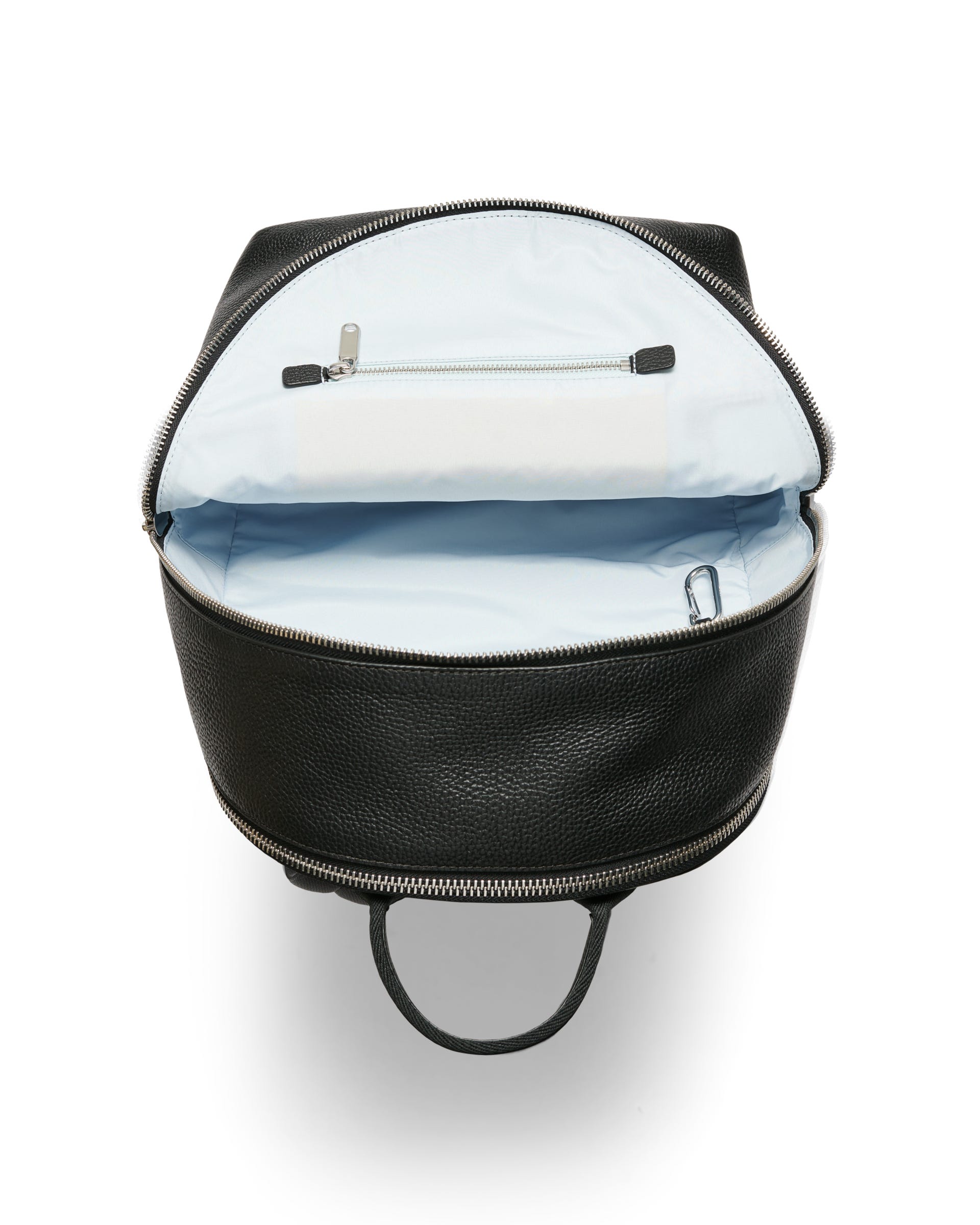 ECCO® Round Pack 가죽 백팩 - 블랙 - Birdeye