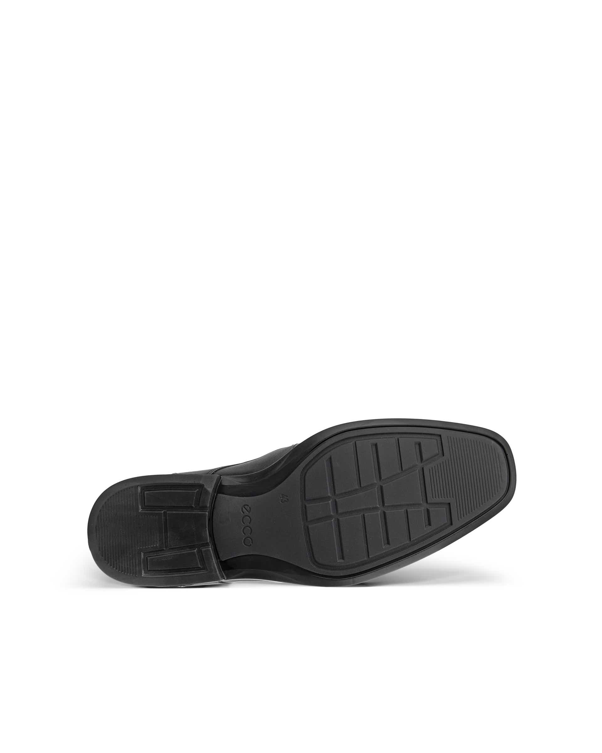 ECCO® METROPOLE MILAN férfi bőr apron derby cipő - Fekete - Sole