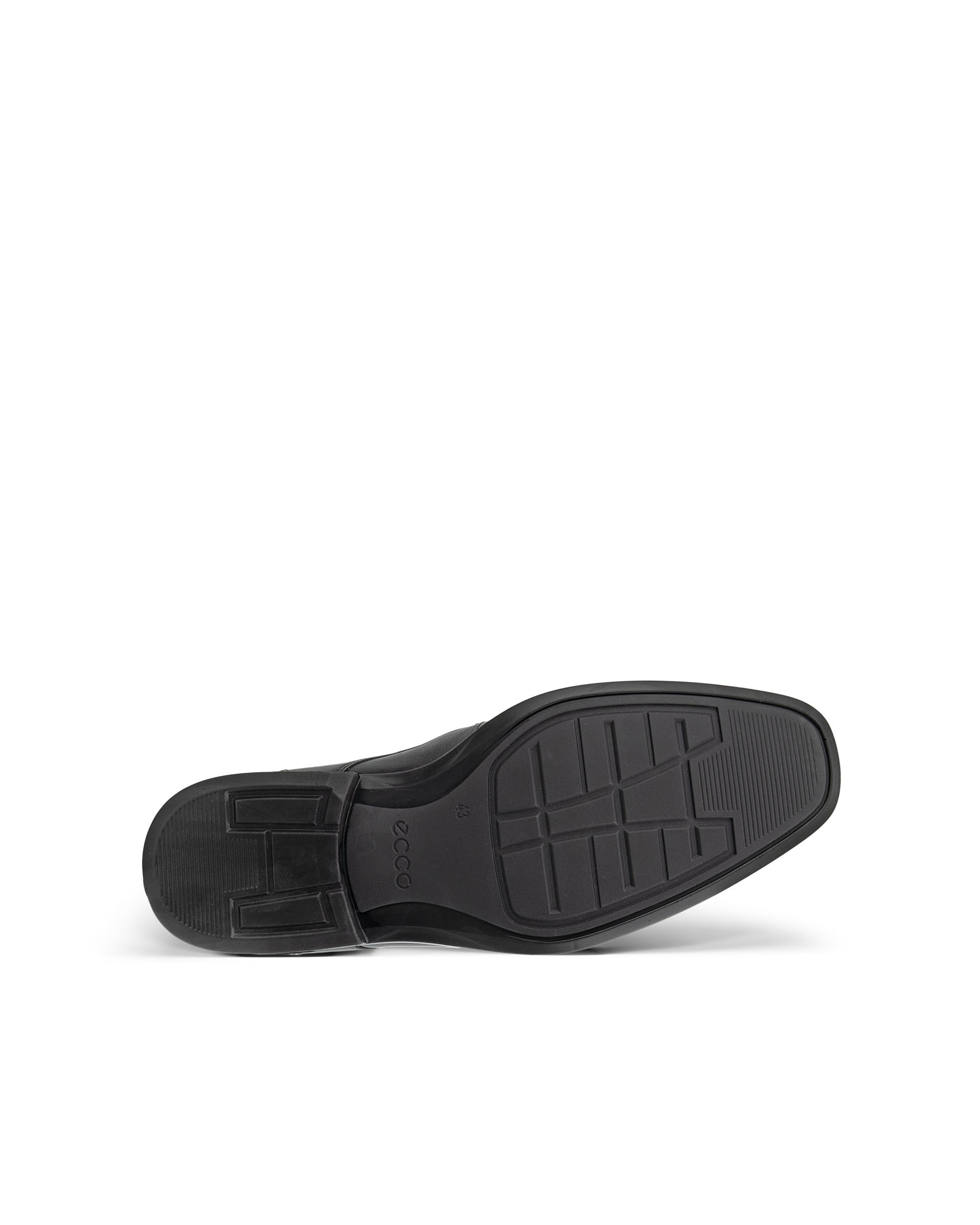 Men's ECCO® METROPOLE MILAN Leather Apron Derby Shoe - Black - Outside