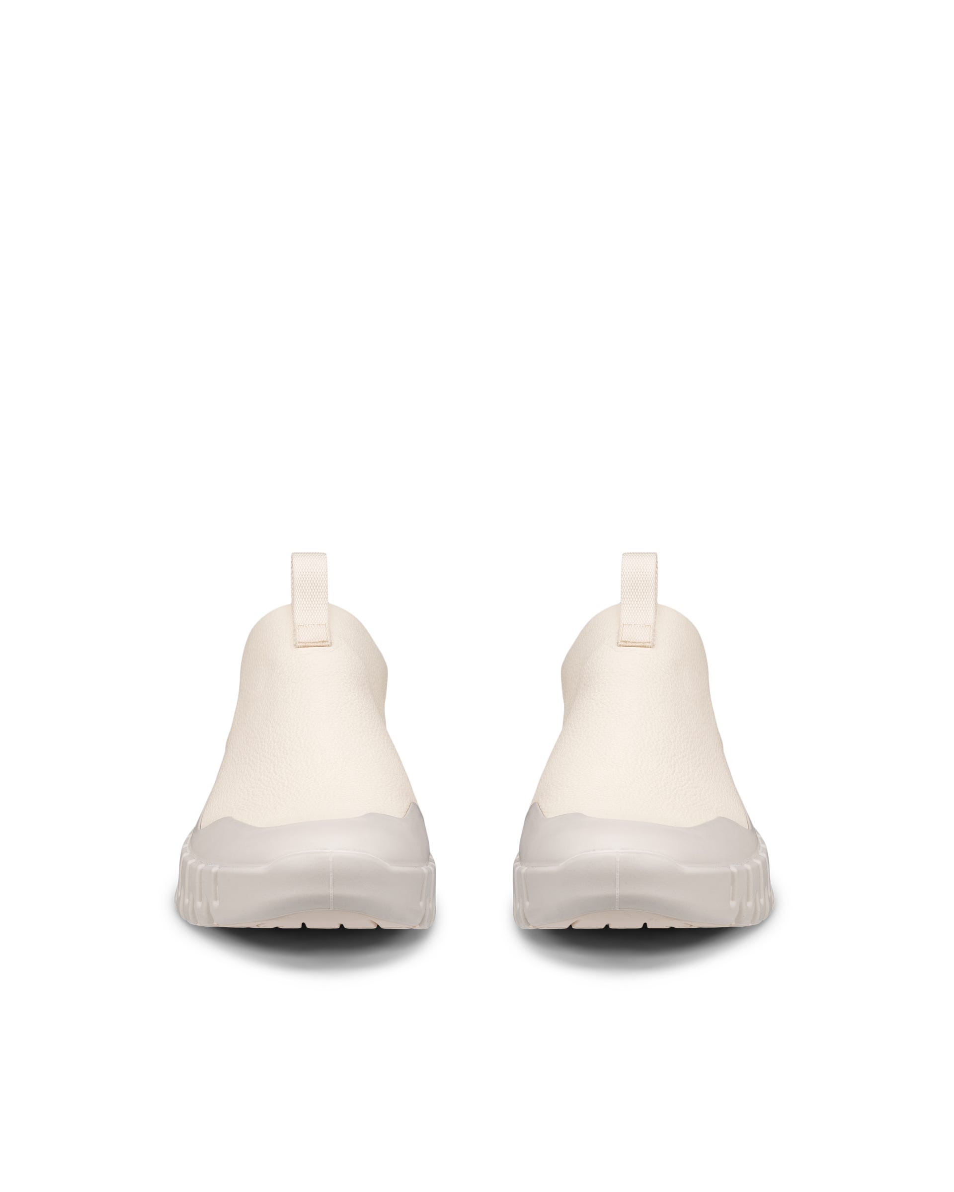 Women's ECCO® Gruuv Leather Slip-On - Beige - Front pair