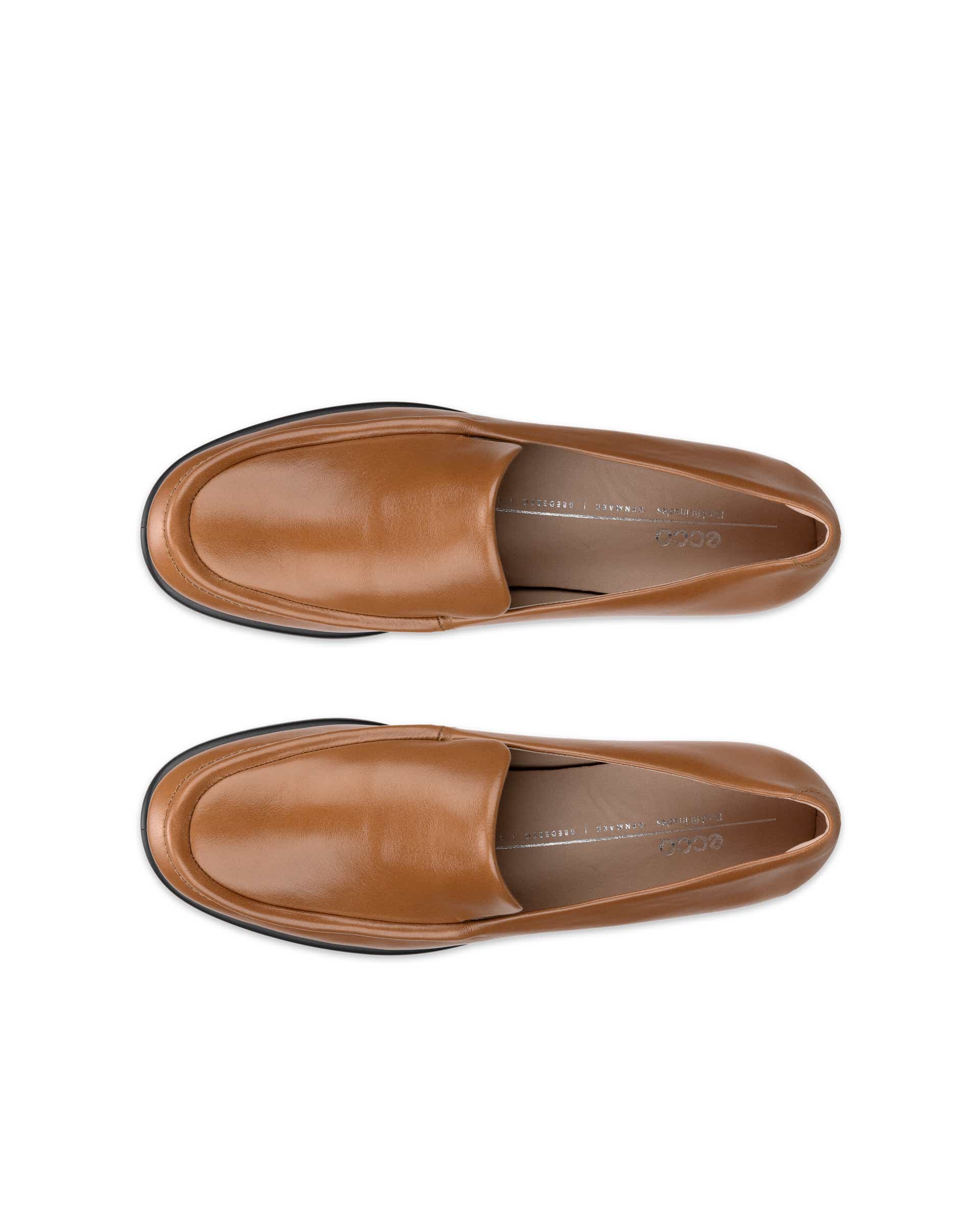 ECCO Sculpted LX ウィメンズ レザーモカシン - ブラウン - Top left pair