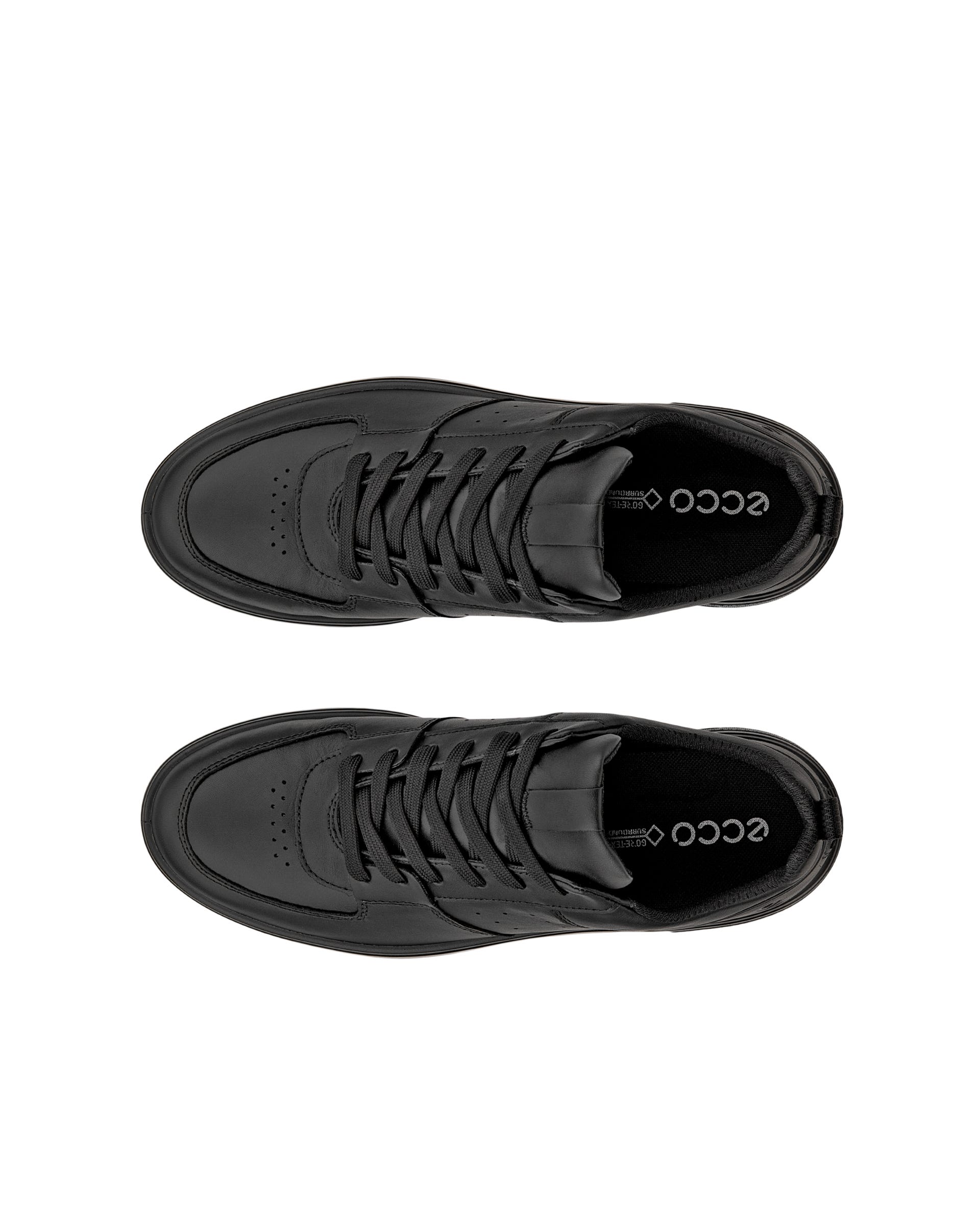 ECCO® Street 720 Skinnsneaker med Gore-Tex dam - Svart - Top left pair