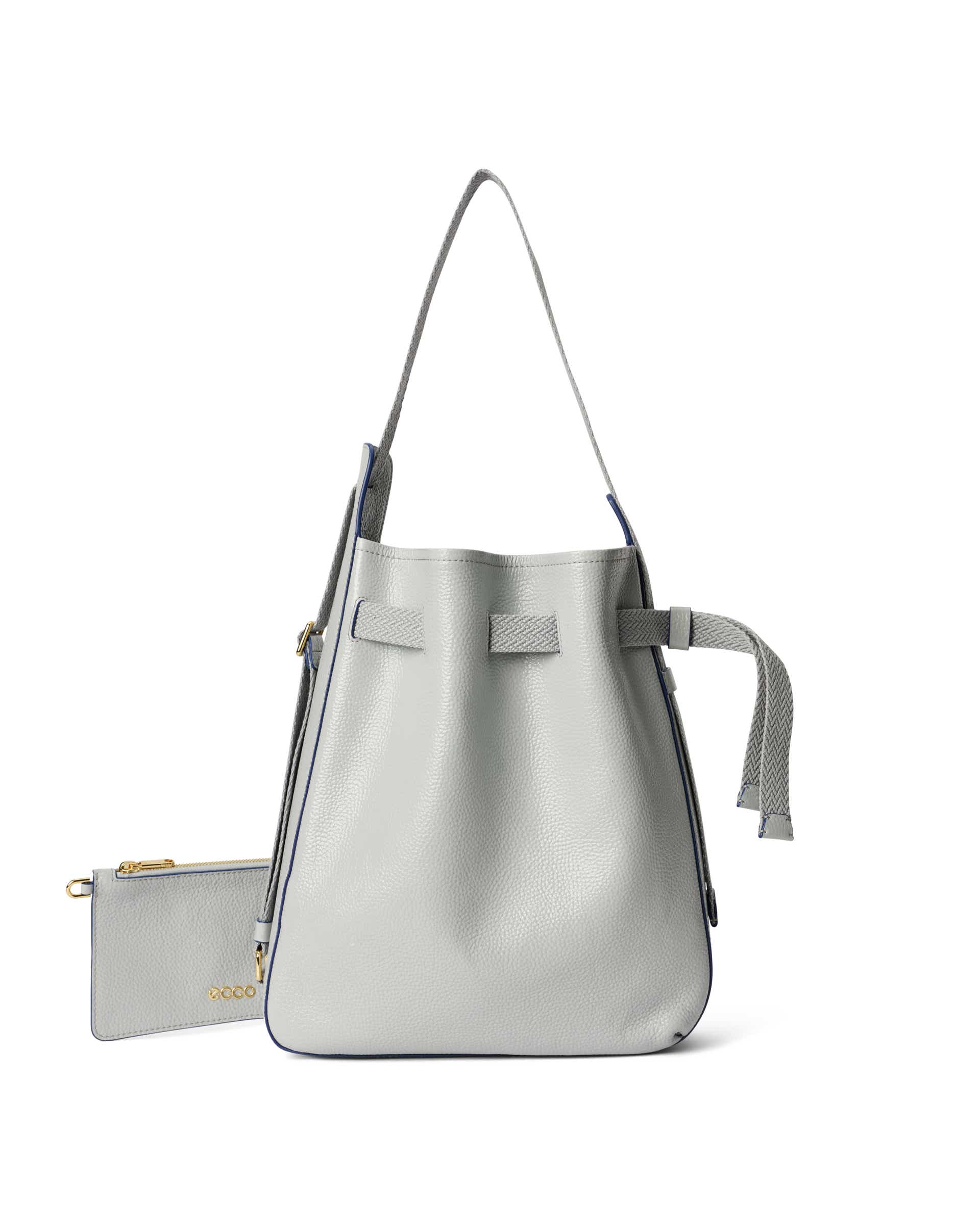 ECCO Sail Medium レザーショルダーバッグ - グレー - Main