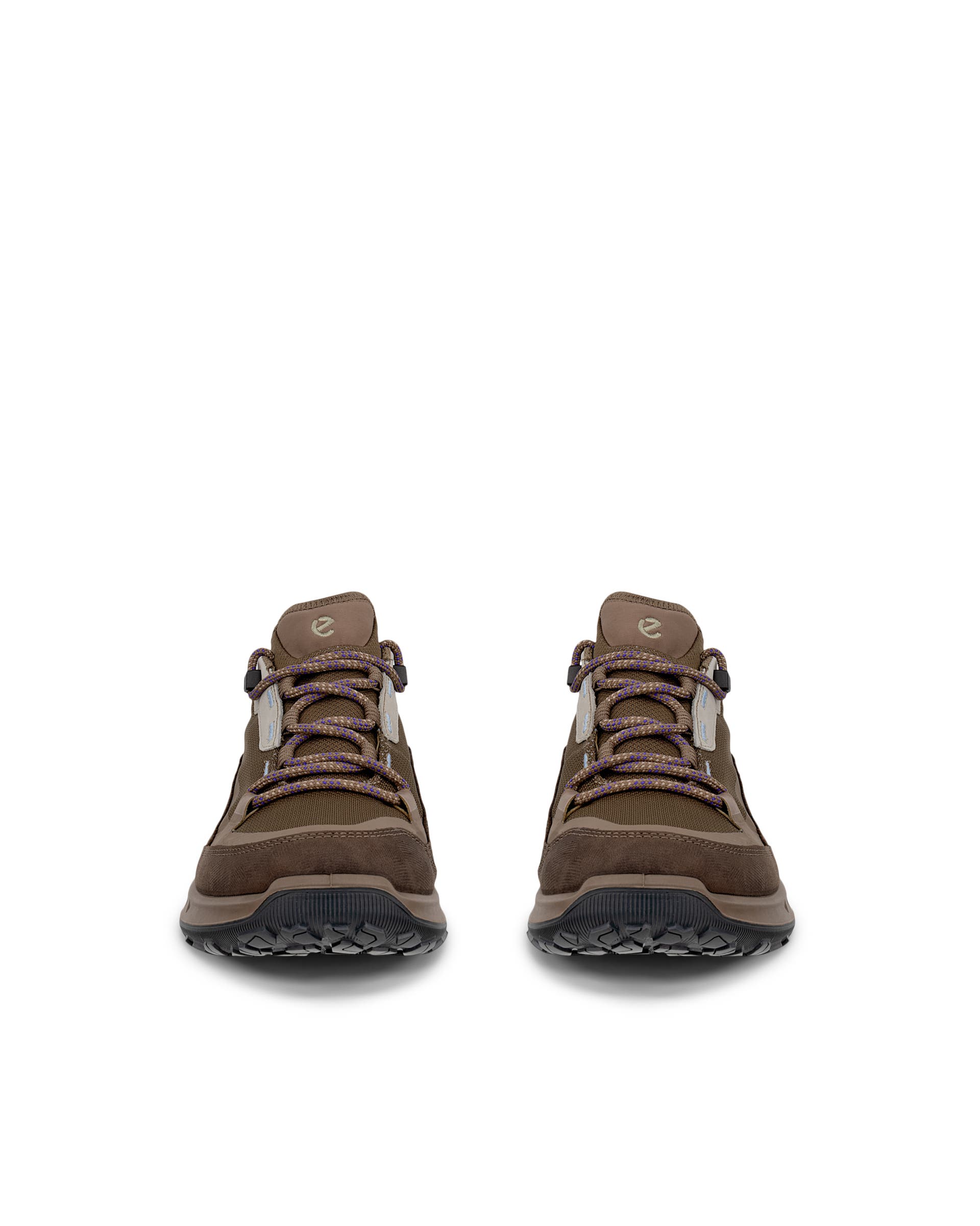 ECCO® ULT-TRN Low Dames waterdichte wandelschoen in nubuck - Bruin - Front pair