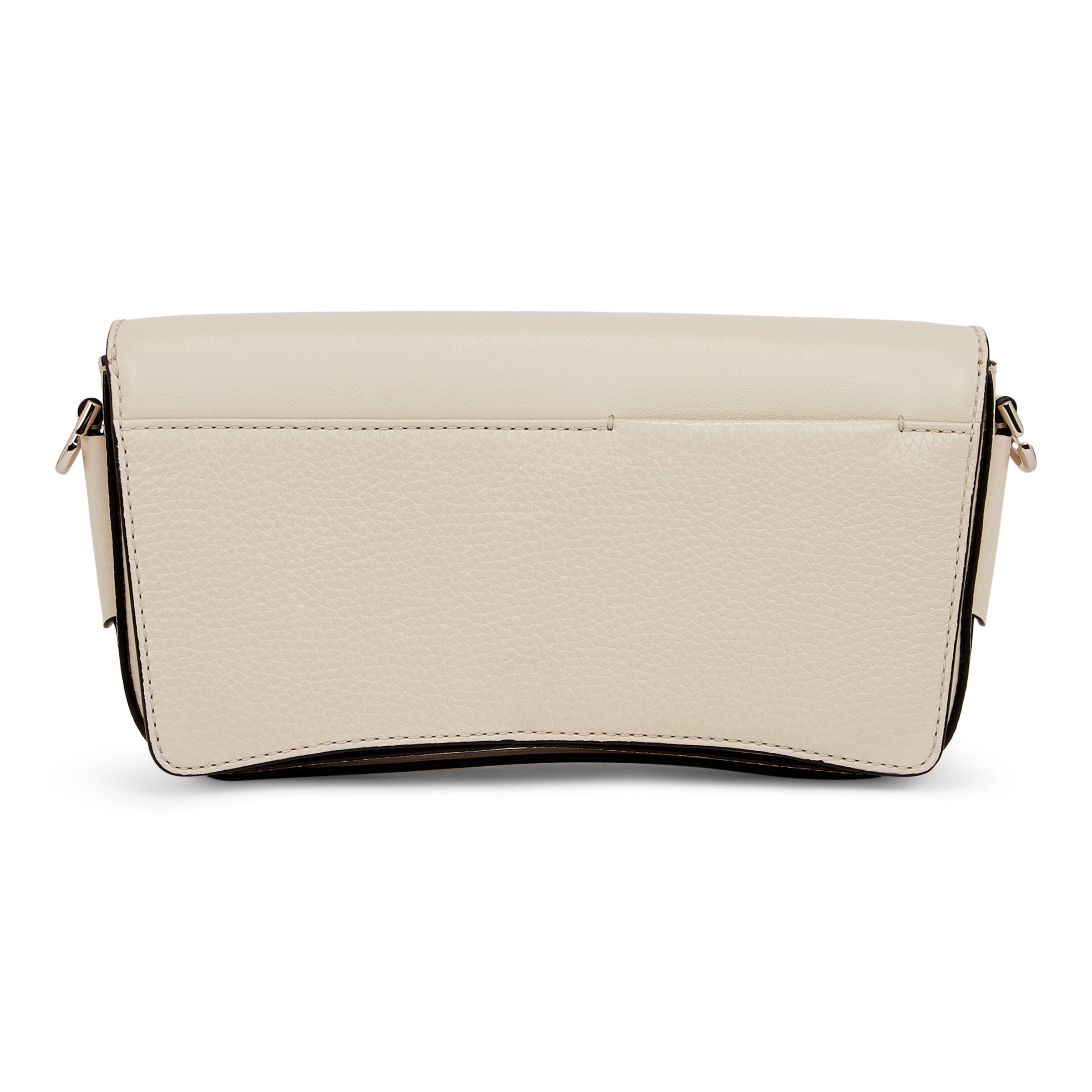 ECCO® Pinch Compact Leather Pinch Crossbody Bag - Beige - Back