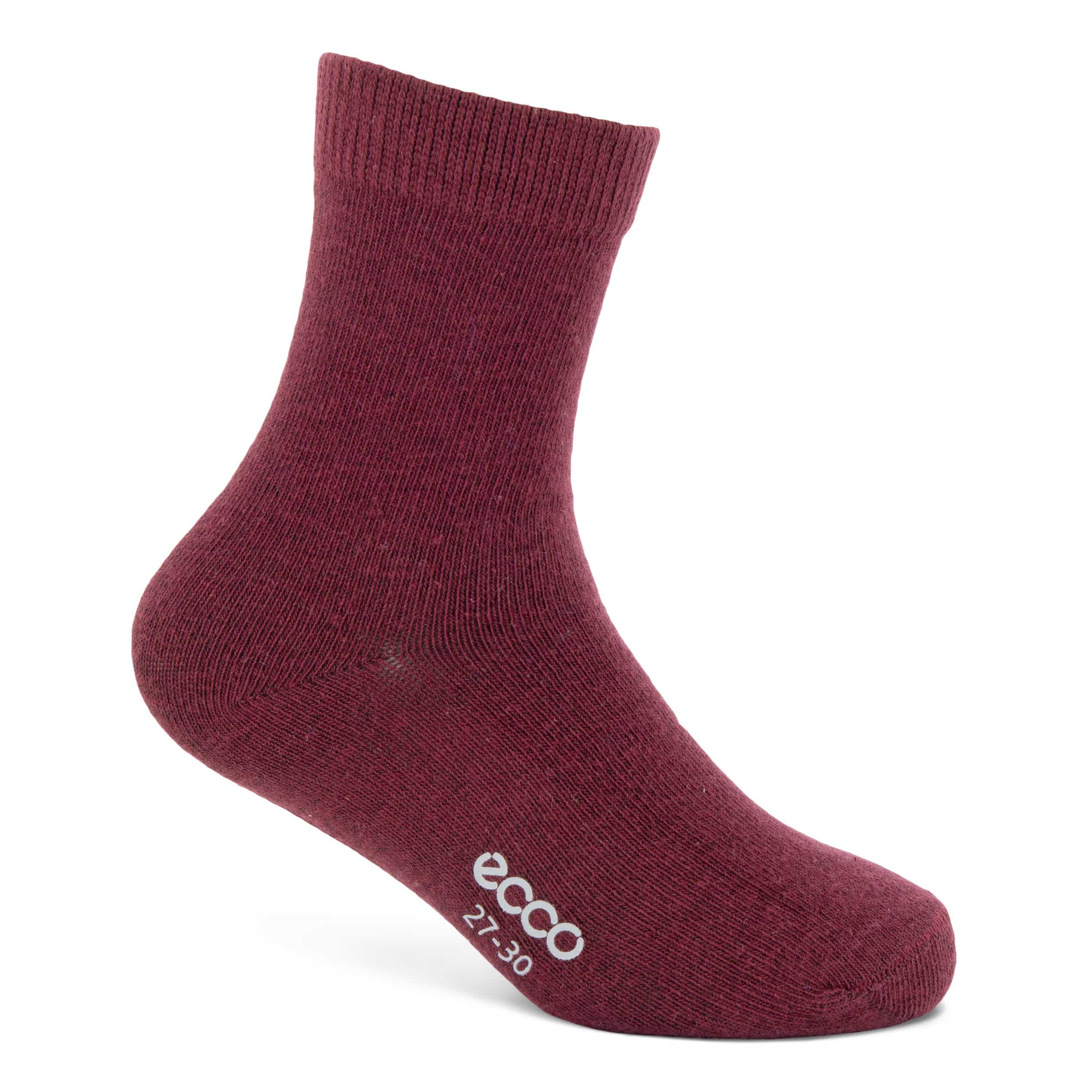 Unisex ECCO® Play Mid-Cut Socks (2-Pack) - Red - Detail-1