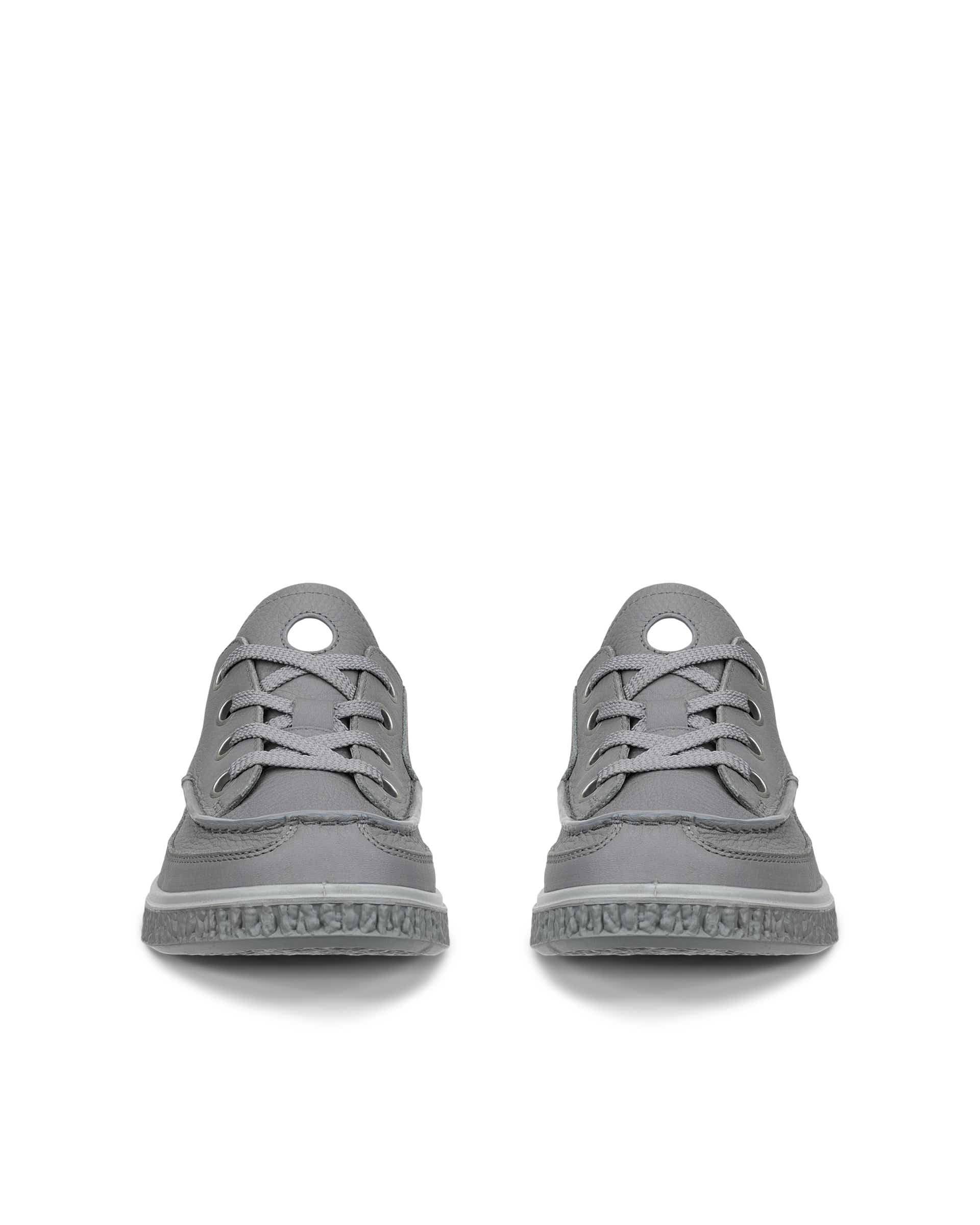 ECCO® WALKER 3.0 Moc-Toe-sko i skinn herr - Grå - Front pair