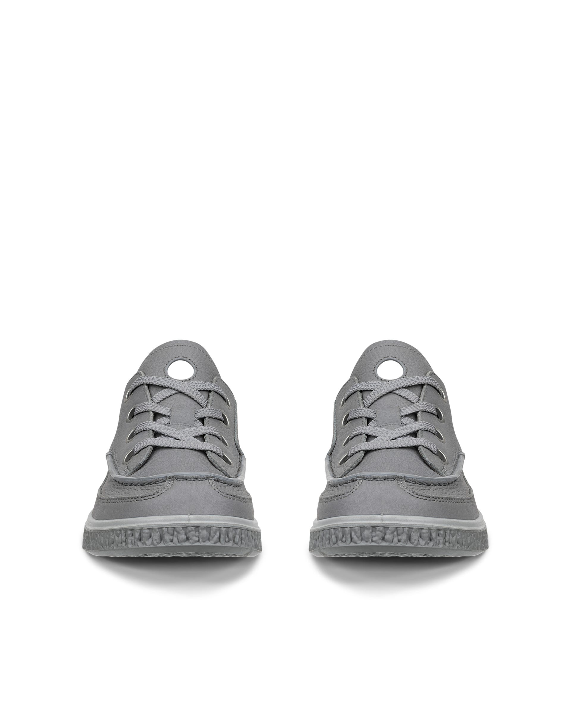 ECCO® WALKER 3.0 Moc-Toe-sko i skinn herr - Grå - Front pair
