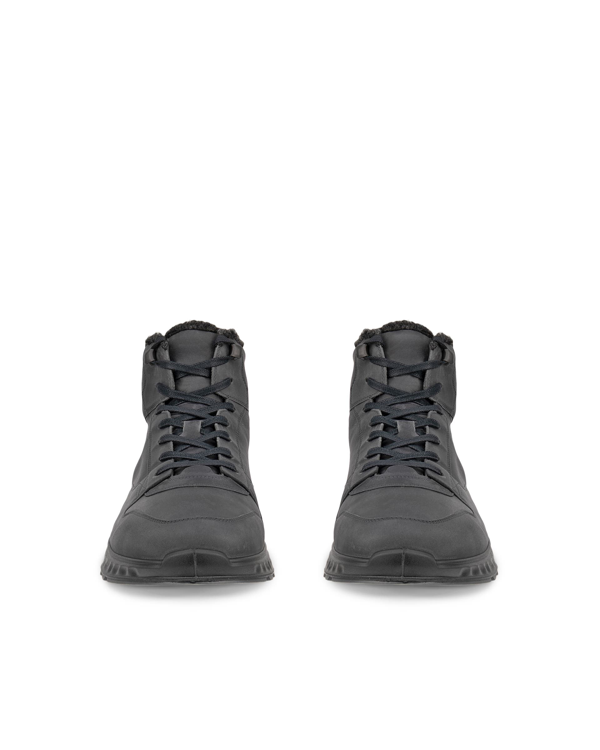 ECCO® EXOSTRIDE støvle i nubuck til herrer - Grå - Front pair
