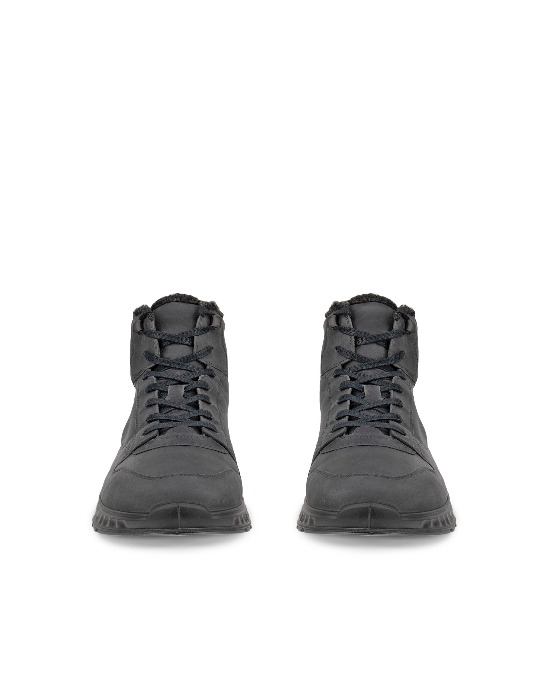 ECCO® EXOSTRIDE støvle i nubuck til herrer - Grå - Front pair