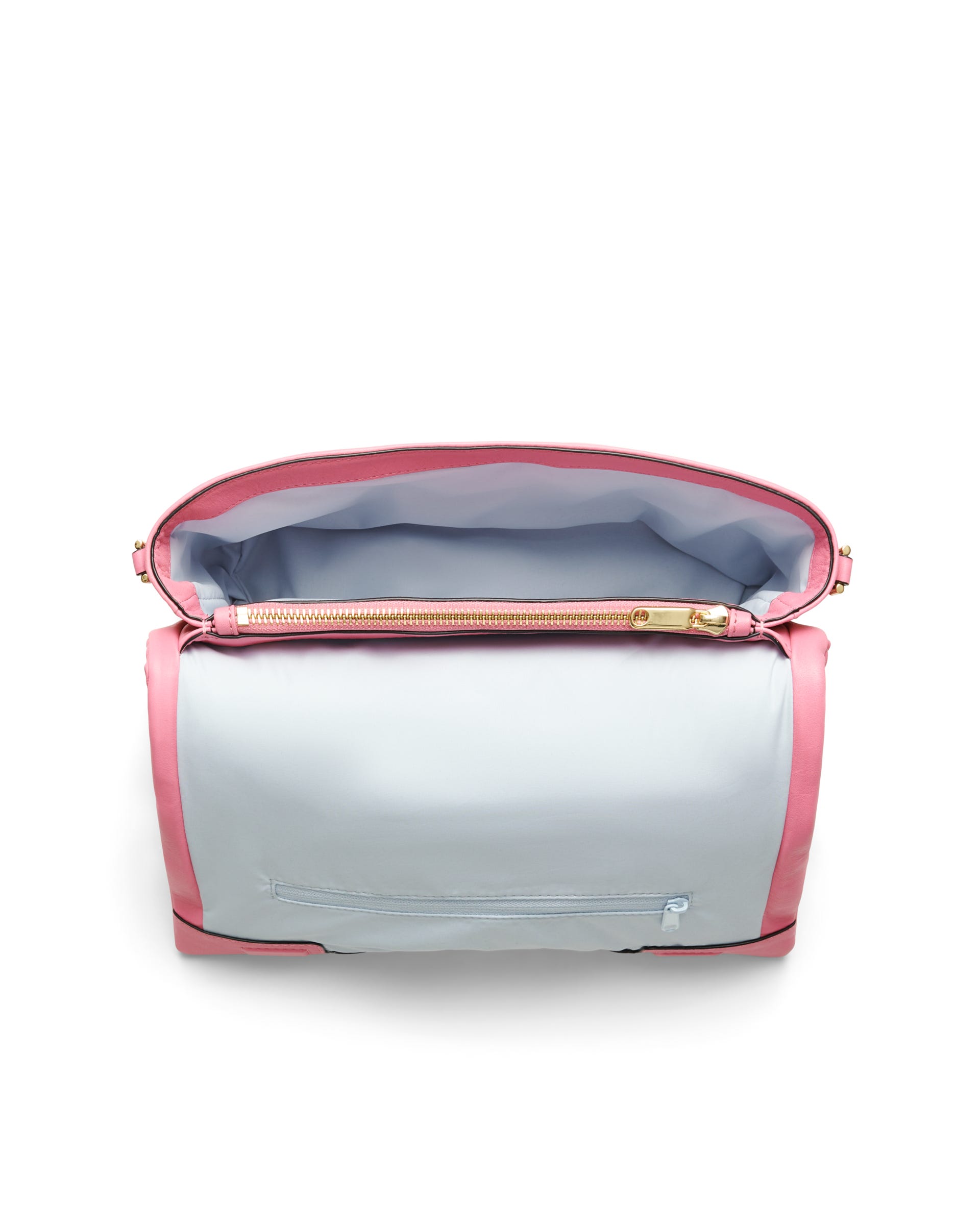 ECCO® Pinch Soft Large Leather Crossbody Bag - Pink - Birdeye