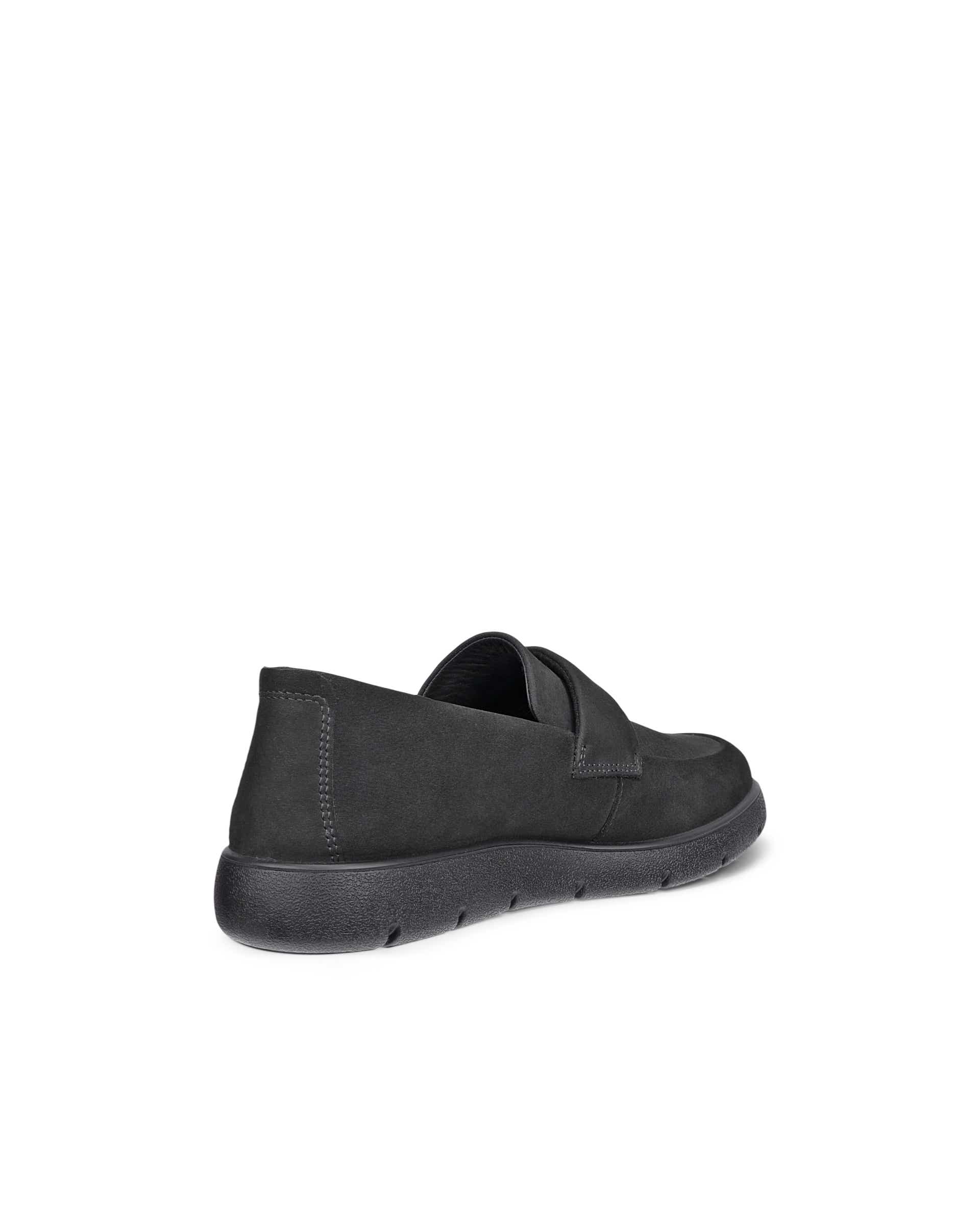 ECCO® BELLA 2 dames nubuck loafer - Zwart - Back