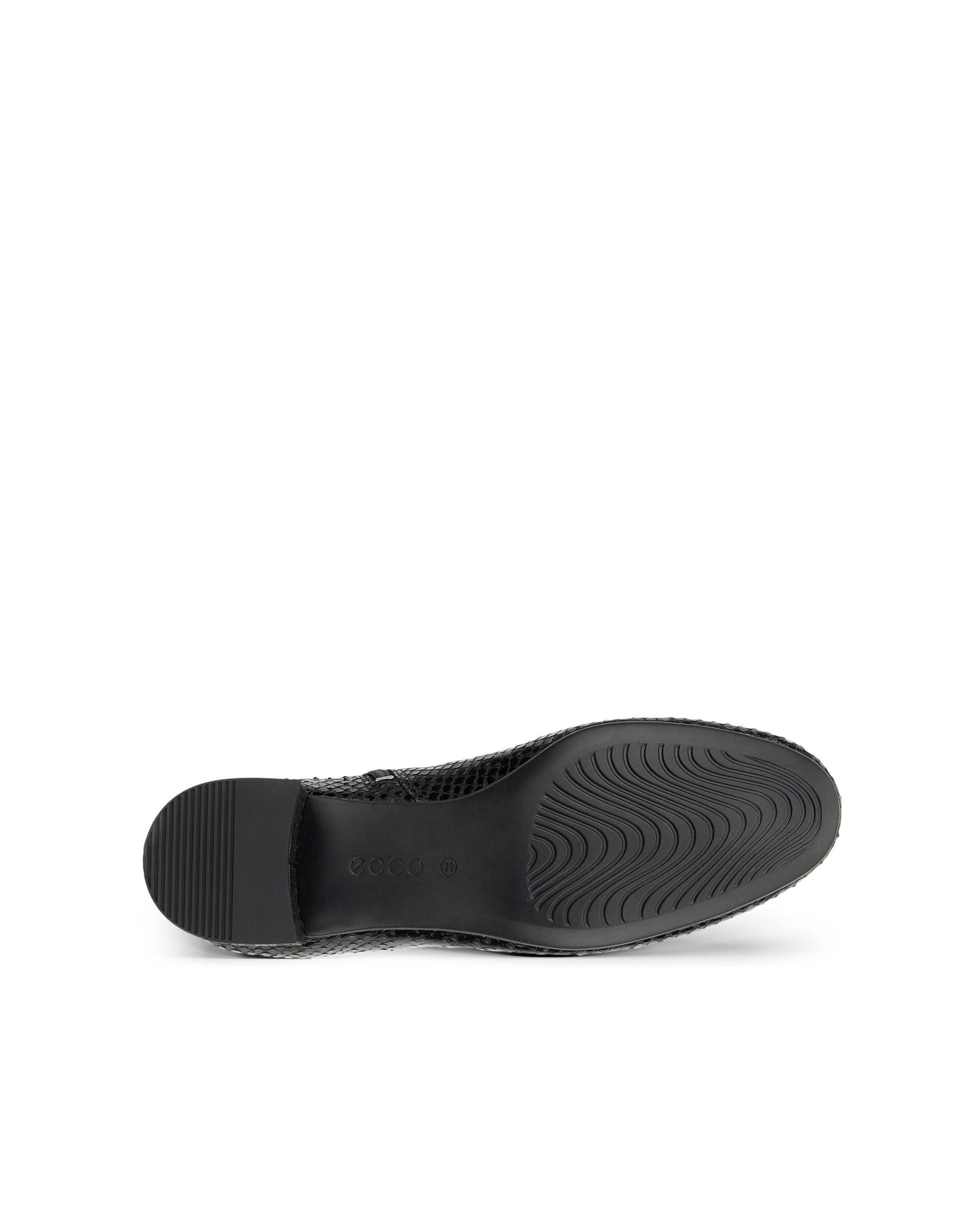 ECCO® LIVA 35 Damen Lederstiefelette mit Absatz - Schwarz - Outside