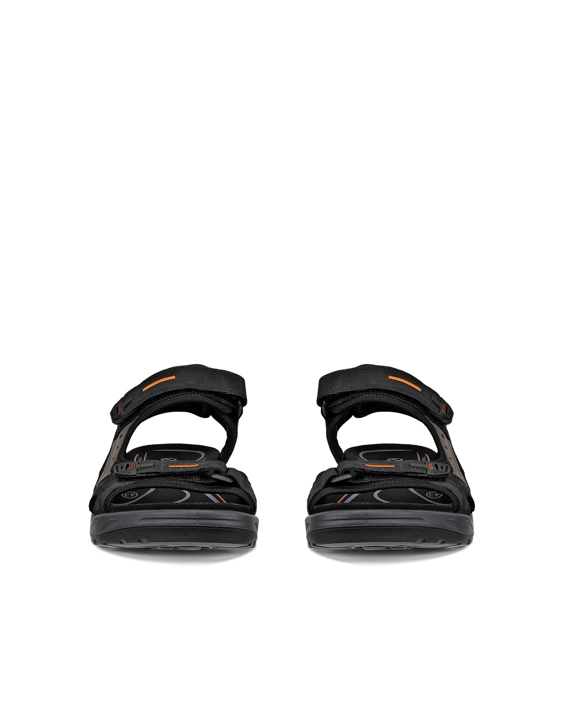 Pánské nubukové outdoorové sandály ECCO® Offroad - Černá - Front pair