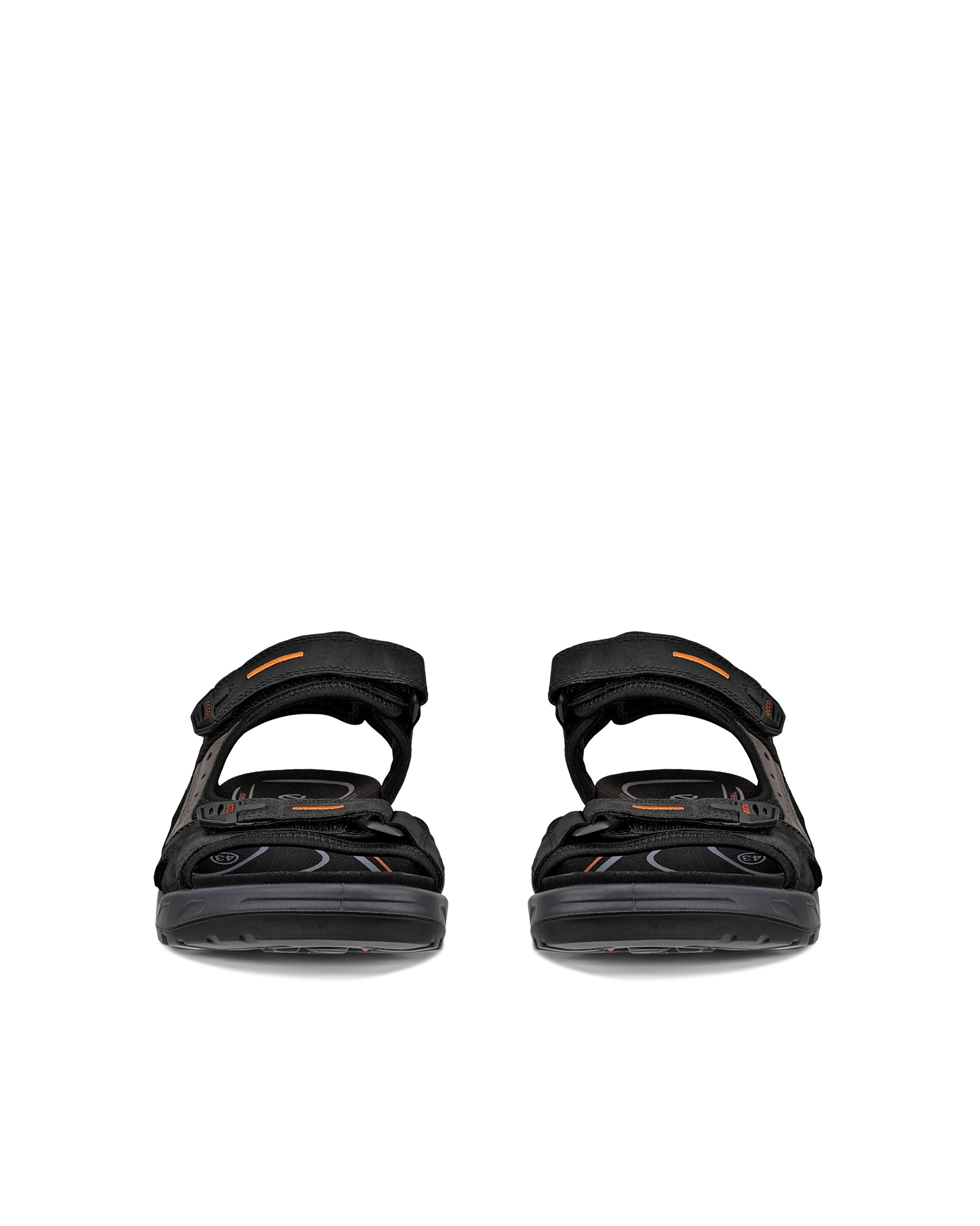 Pánské nubukové outdoorové sandály ECCO® Offroad - Černá - Front pair