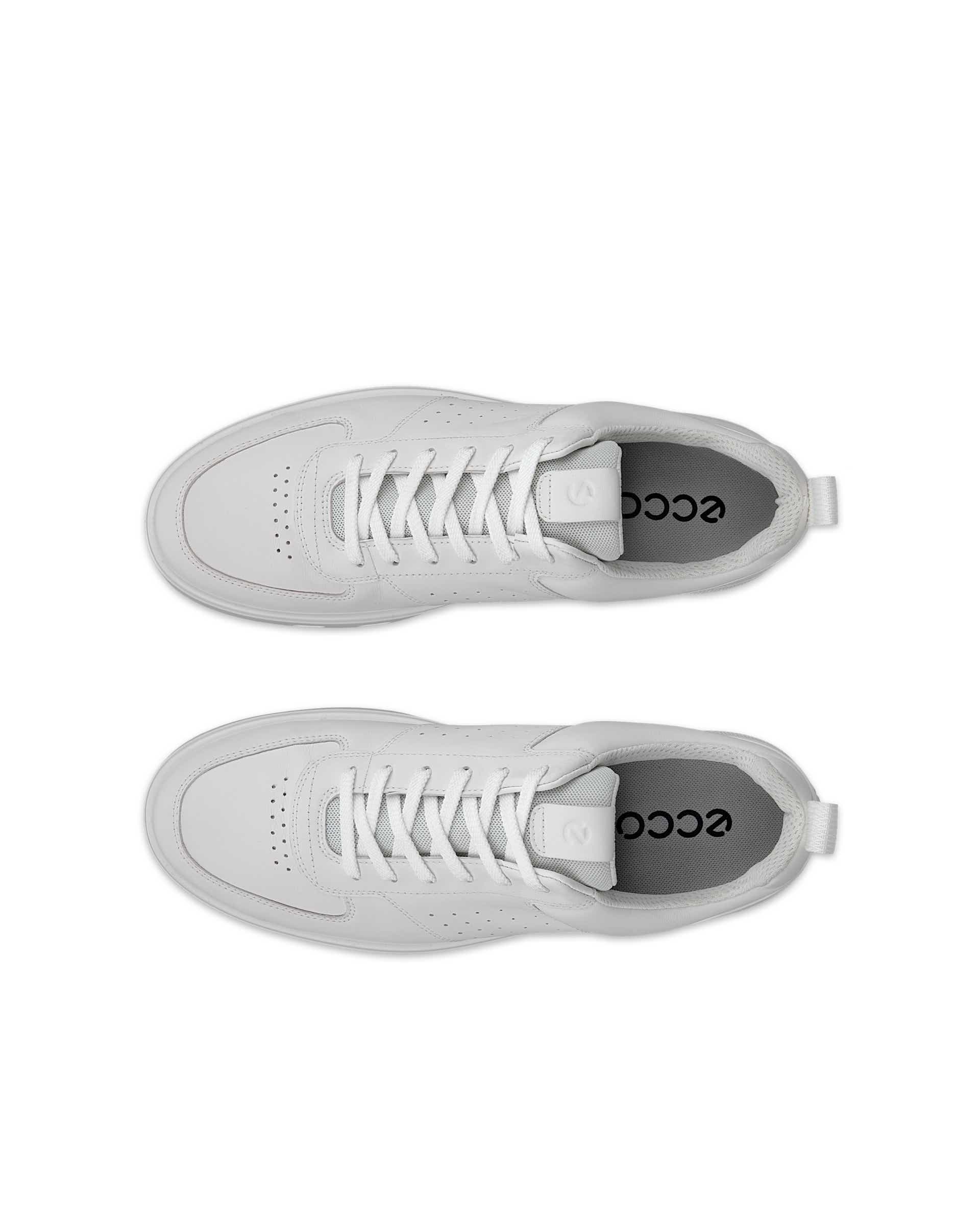 ECCO® Golf Street 720 férfi Gore-Tex bőr golfcipő - Fehér - Top left pair