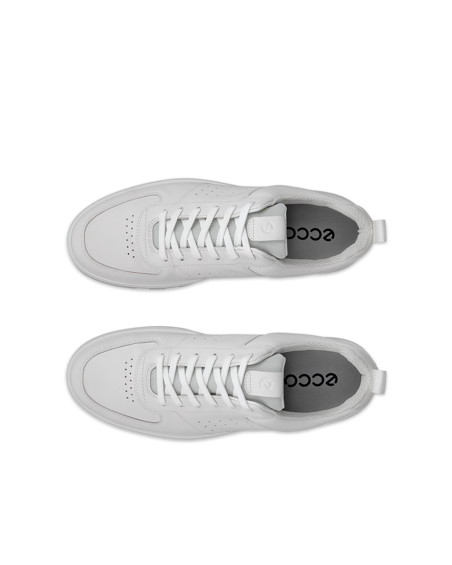 ECCO® Golf Street 720 Gore-Tex-golfsko skinn herr - Vit - Top left pair