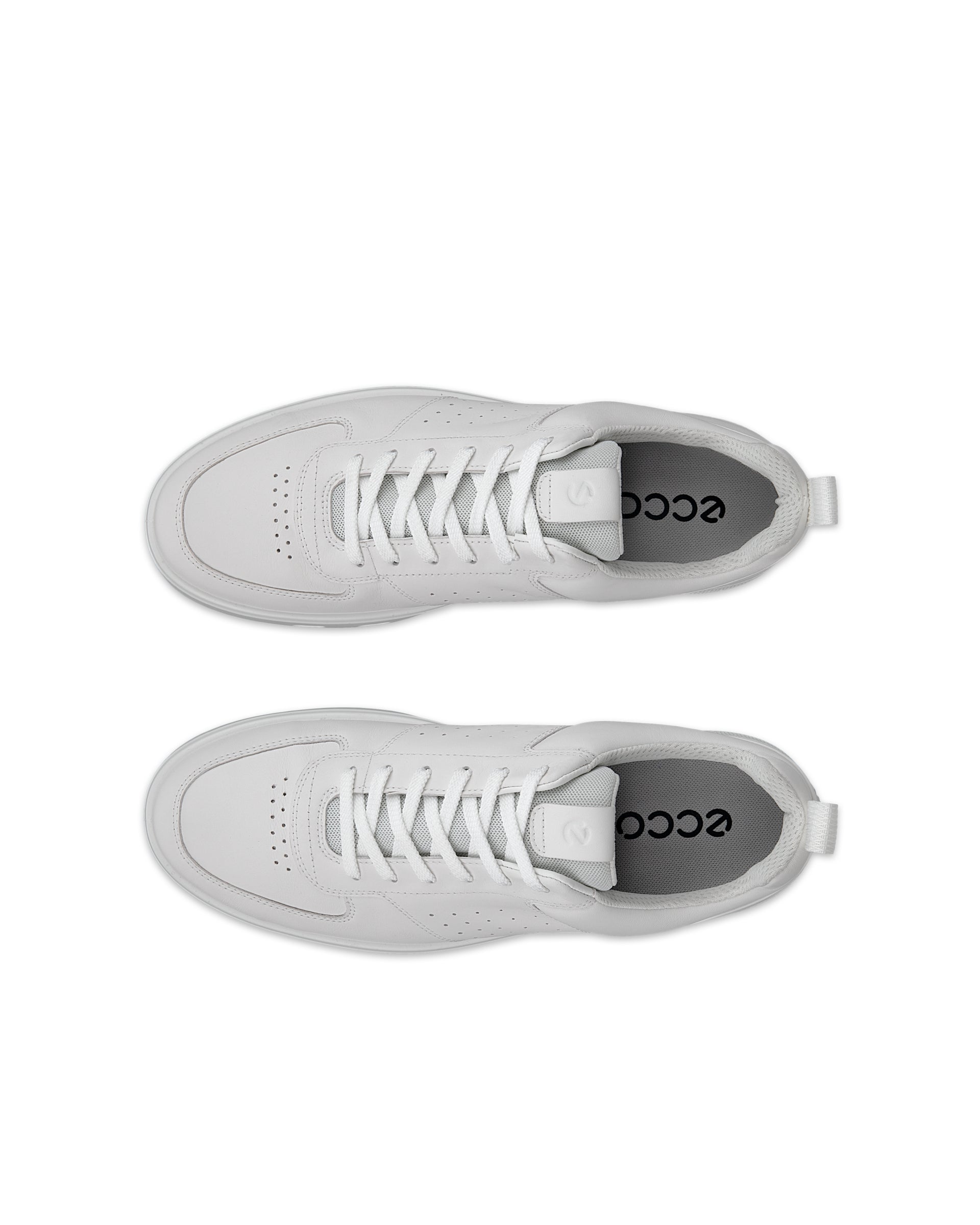 Moški Gore-Tex usnjeni čevlji za golf  ECCO® Golf Street 720 - Bela - Top left pair