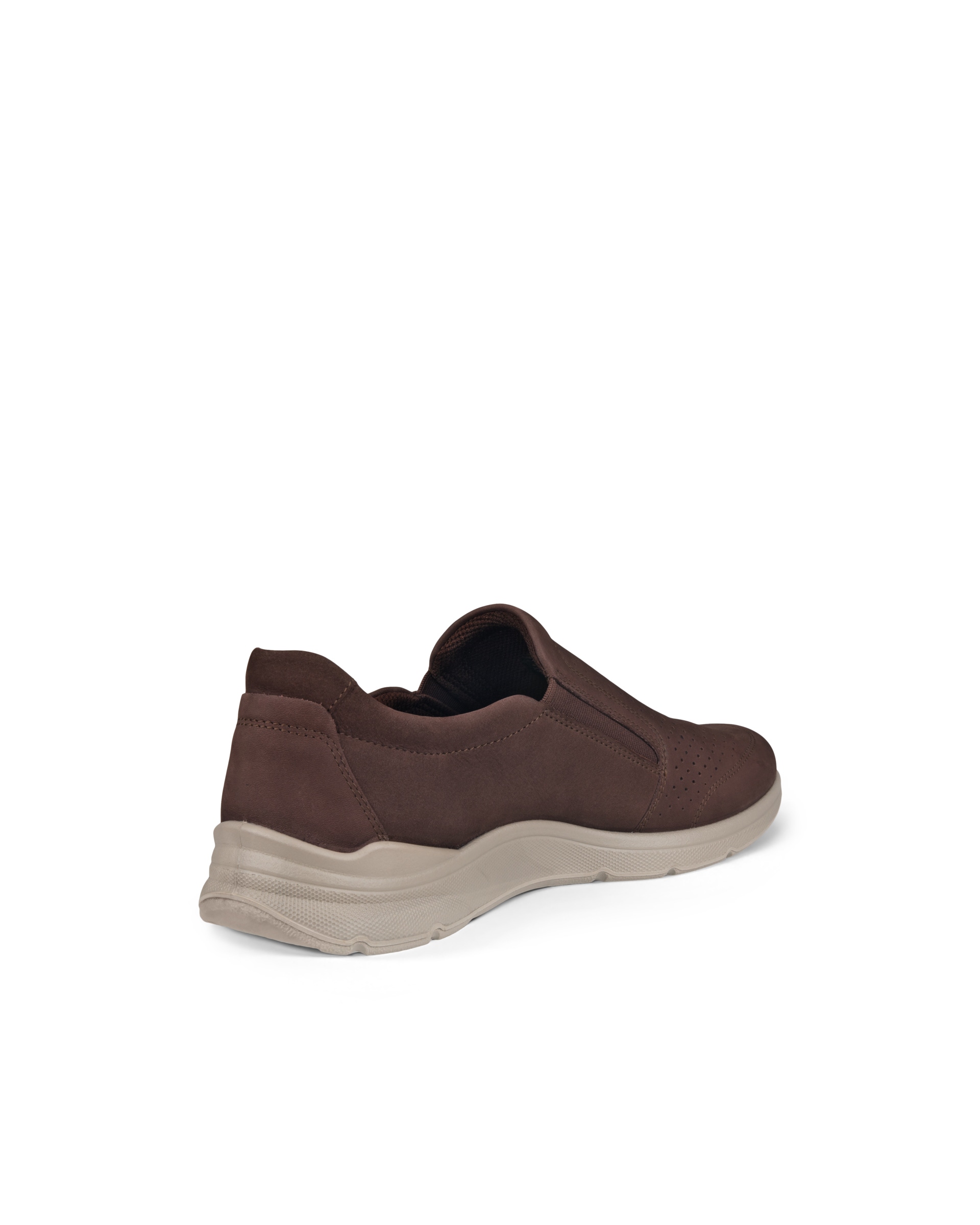 ECCO® Irving chaussures sans lacet en cuir pour homme - Brun - Back