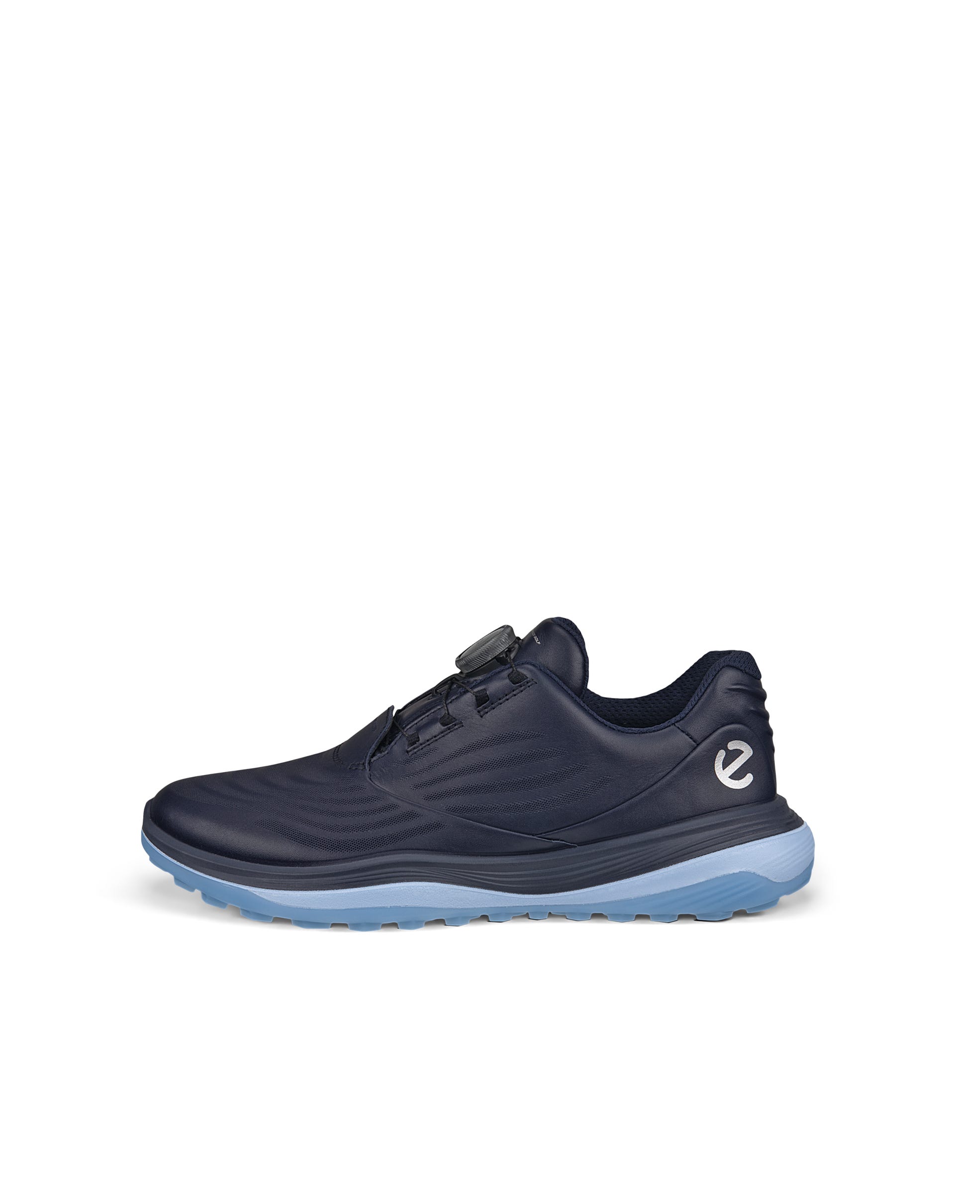 ECCO GOLF LT1 BOA WOMEN ウィメンズ レザーウォータープルーフゴルフシューズ - ブルー - Outside