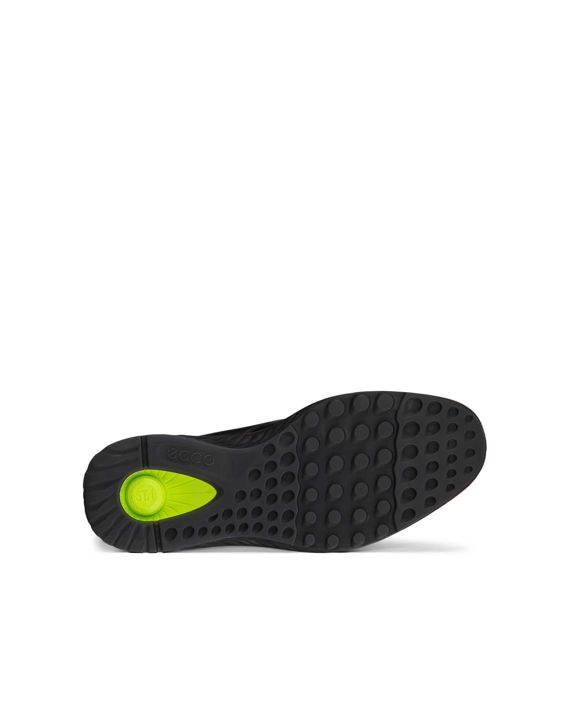 ECCO® ST.1 Hybrid derbies cuir pour homme - Noir - Sole