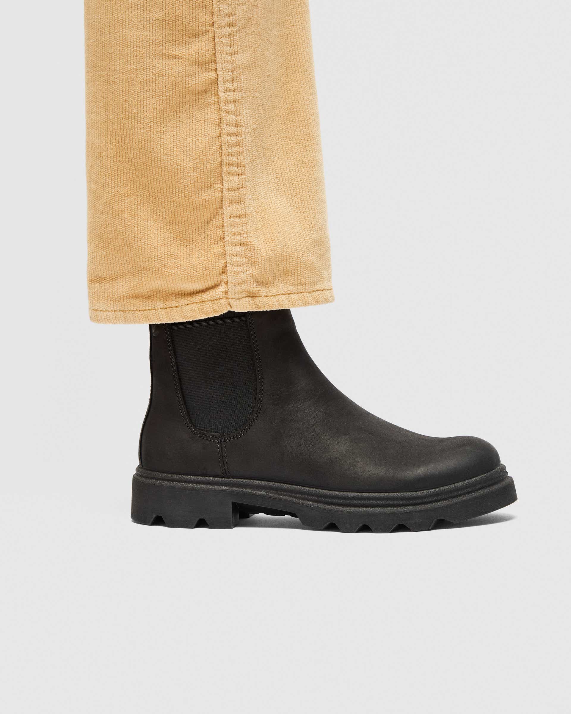 ECCO® Grainer Dames nubuck Chelsea boot - Zwart - Lifestyle image-1